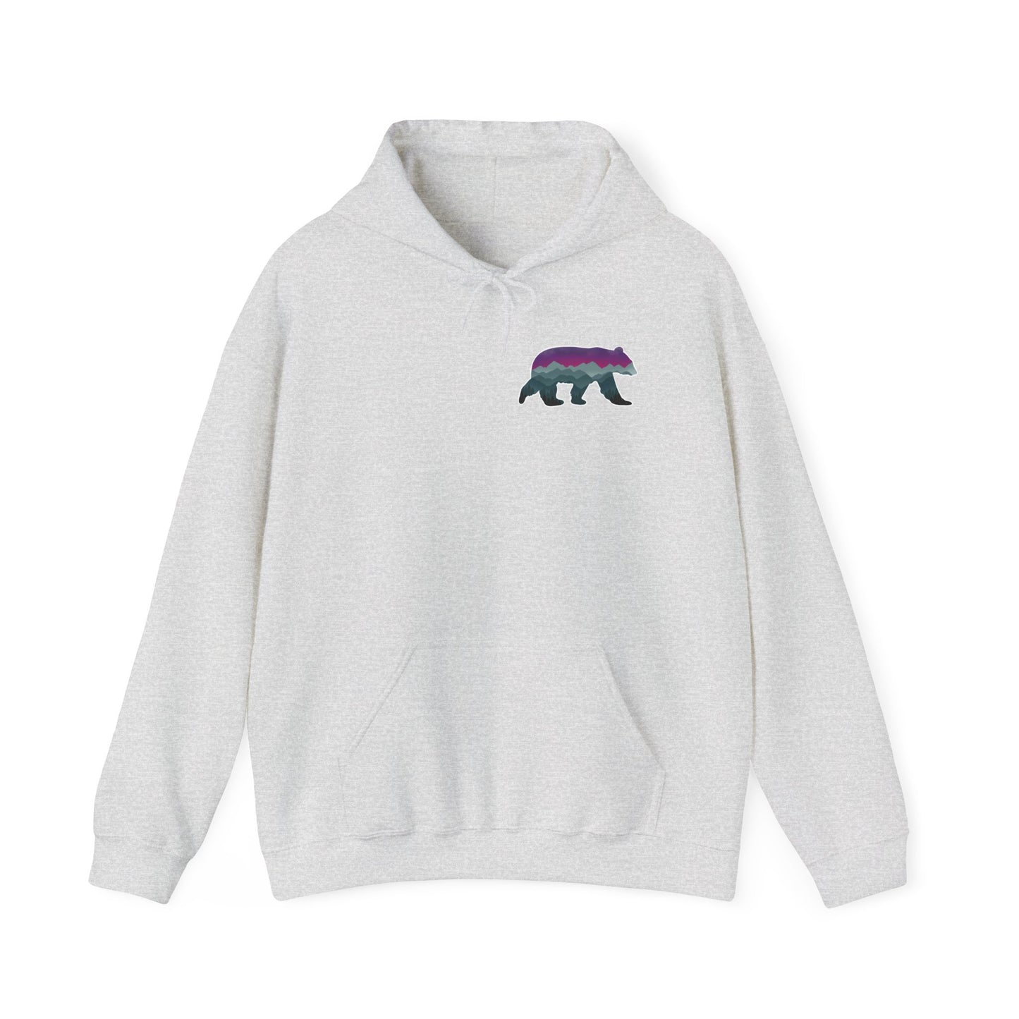 Cozy Bear Graphic Hoodie - Unisex Heavy Blend™ Sweatshirt