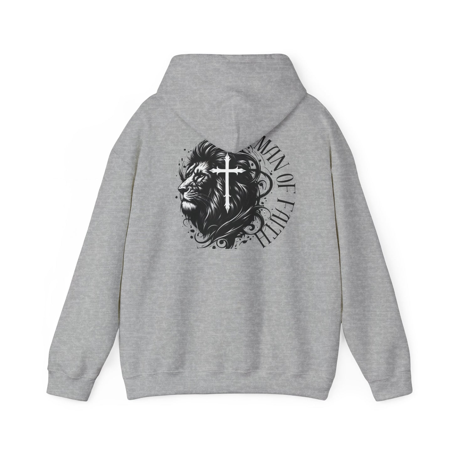 Faith-Inspired Man Of Faith Design Unisex Heavy Blend™ Hoodie