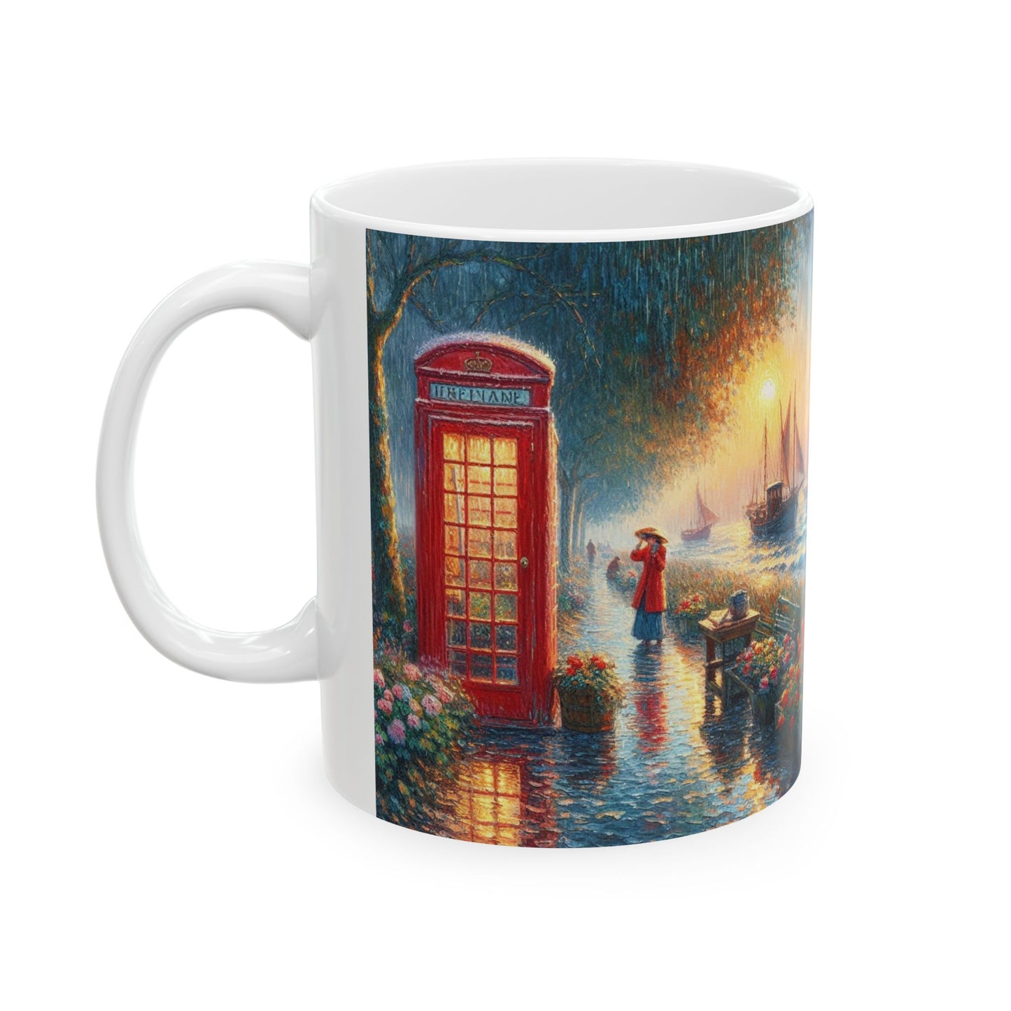 Charming Ceramic Mug with Scenic Artwork | Perfect Gift for Any Occasion