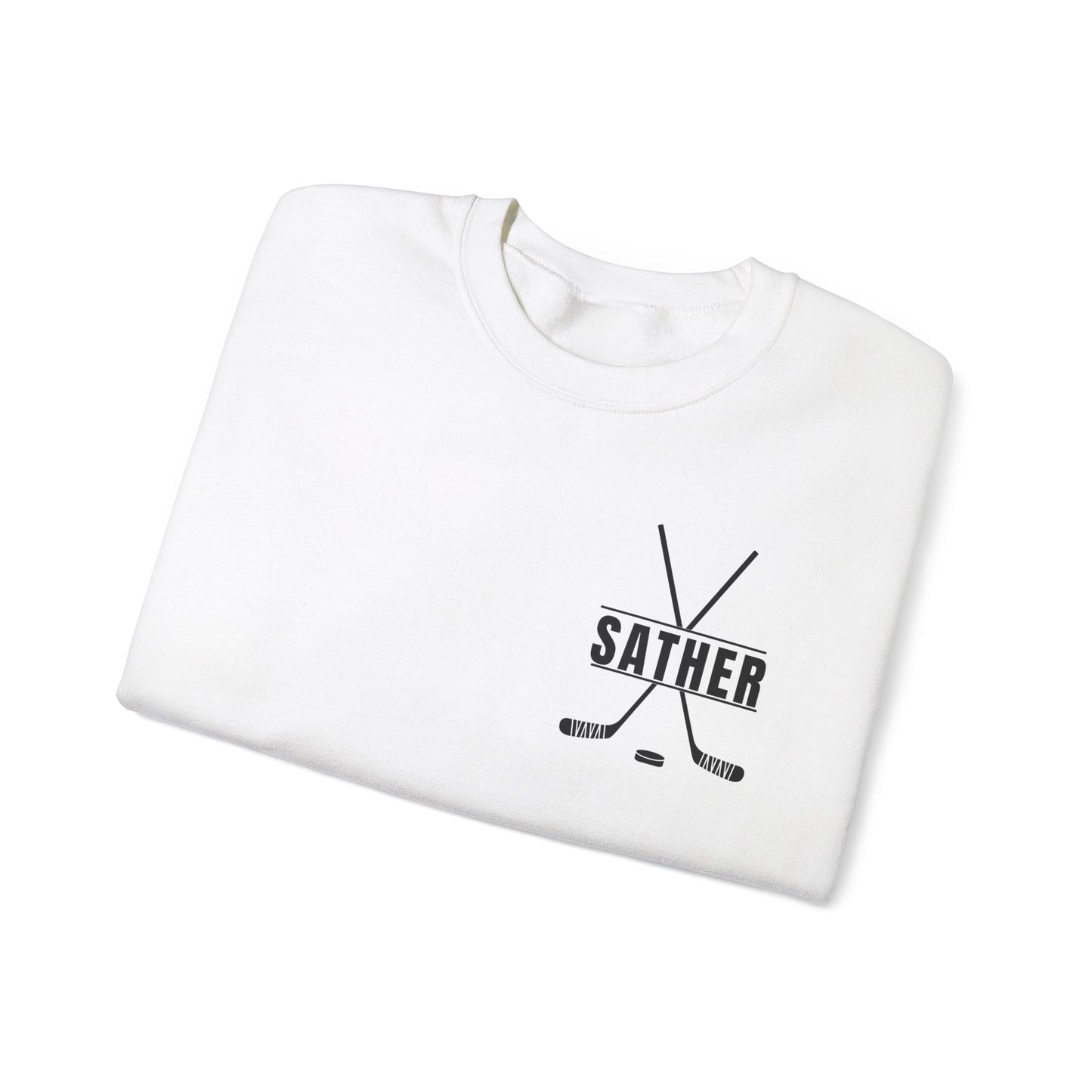 *** CUSTOM *** Unisex Heavy Blend™ Crewneck with Hockey Rizz Up Design