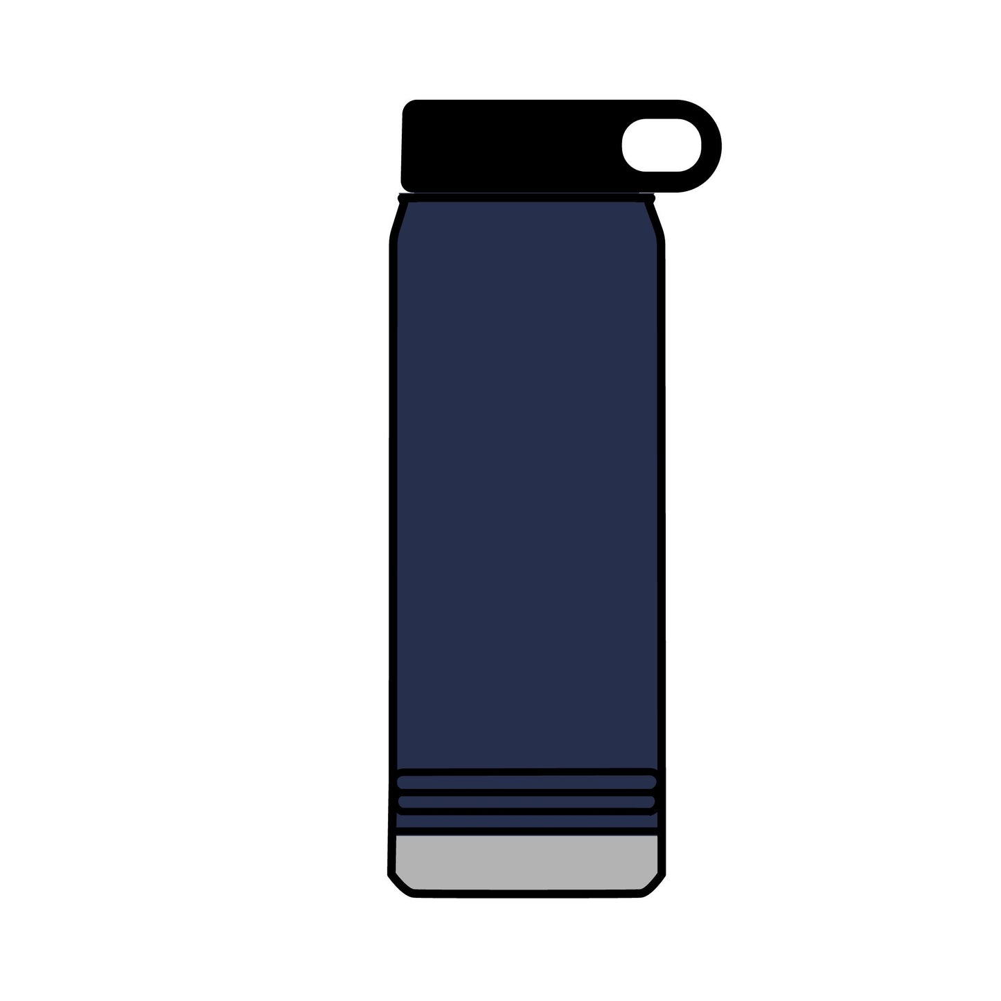 ***CUSTOM** Hockey Patriotic 32oz Water Bottle - Red, USA Design for Active Lifestyles