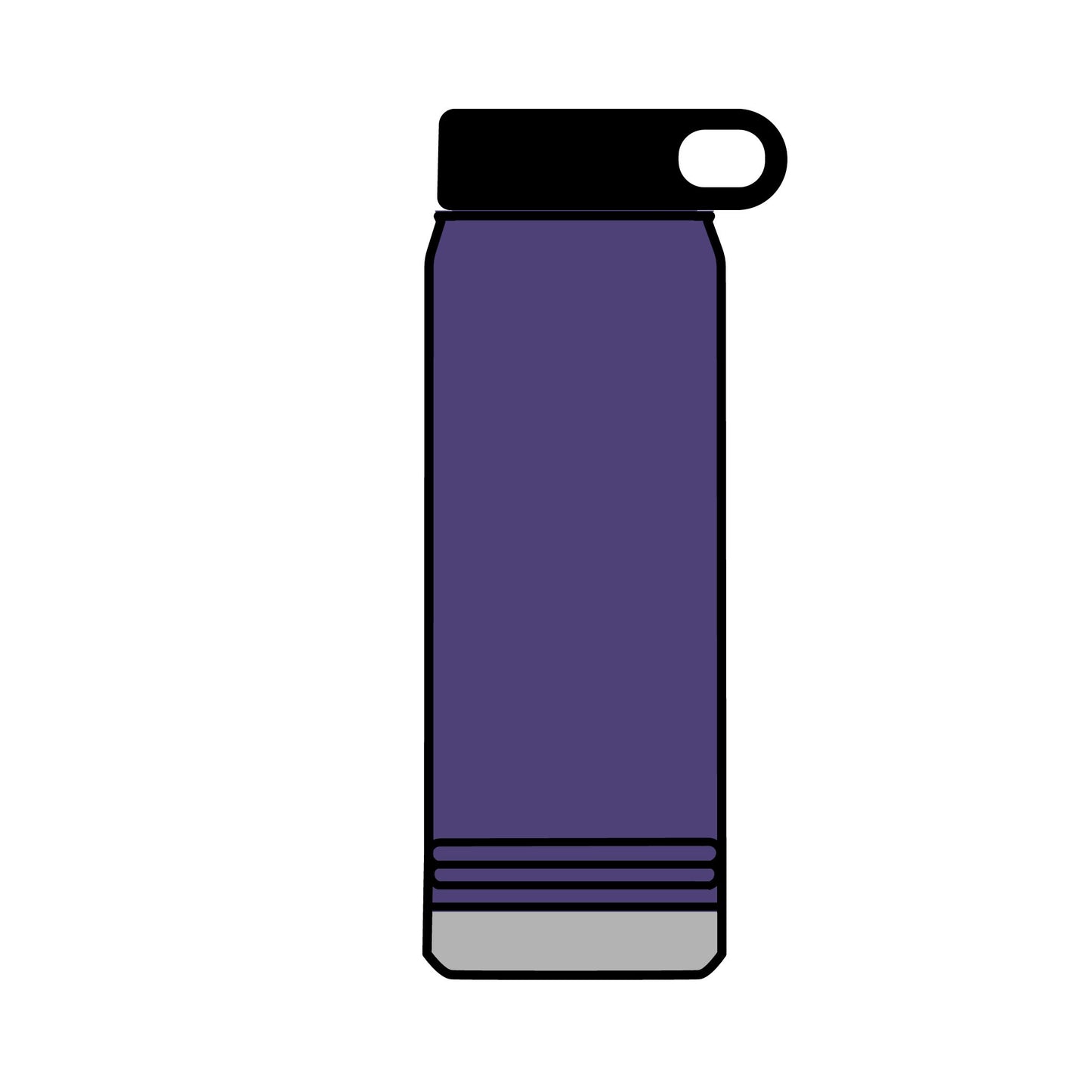 ***CUSTOM** Hockey Patriotic 32oz Water Bottle - Red, USA Design for Active Lifestyles