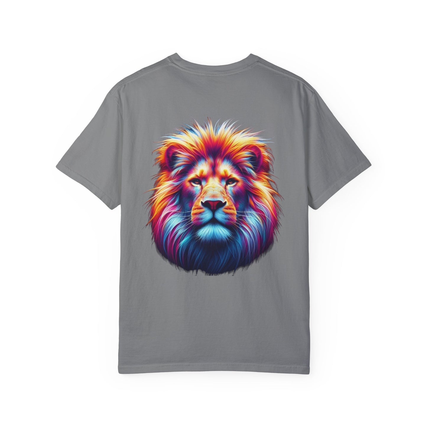 Vibrant Lion & Cross Unisex T-Shirt - Faith-Inspired Tees for Everyday Wear