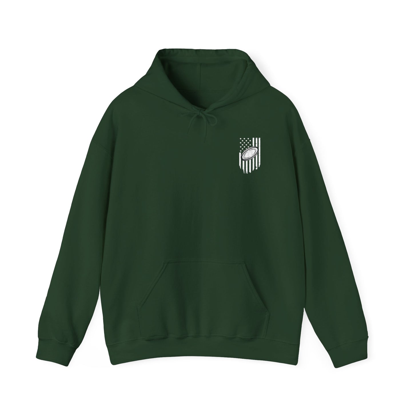 Rugby Mom America Hooded Sweatshirt | Unisex Heavy Blend | Sports Gift