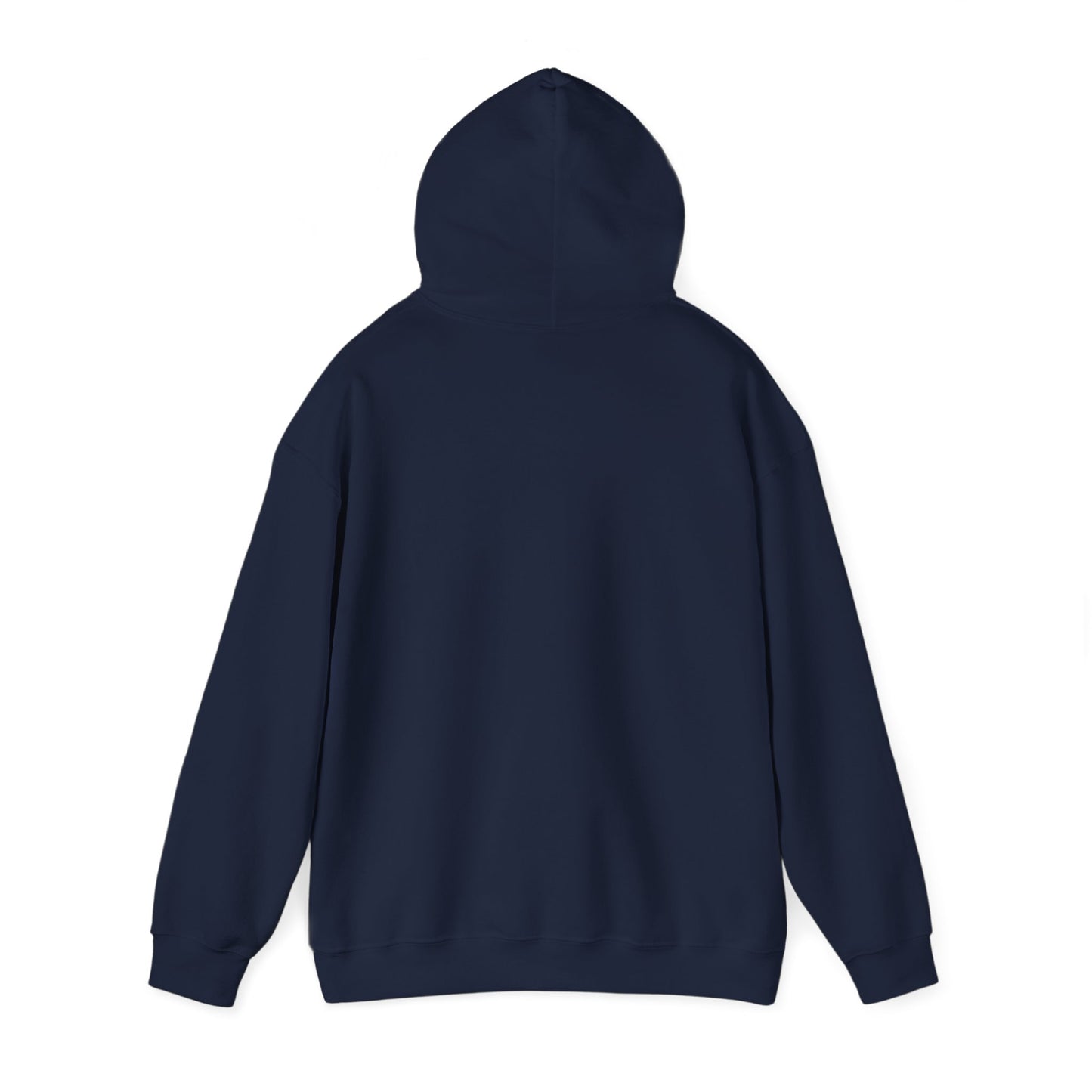 Unisex Heavy Blend™ Hooded Sweatshirt - Minimalist Design with Cross Logo