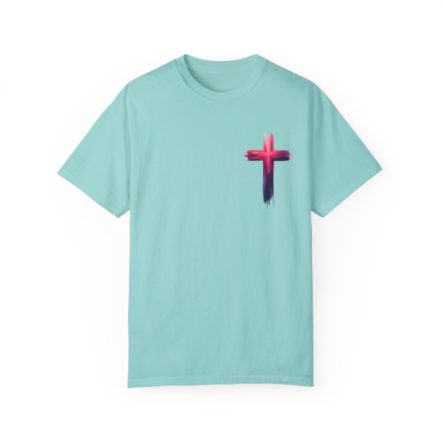 Vibrant Lion & Cross Unisex T-Shirt - Faith-Inspired Tees for Everyday Wear