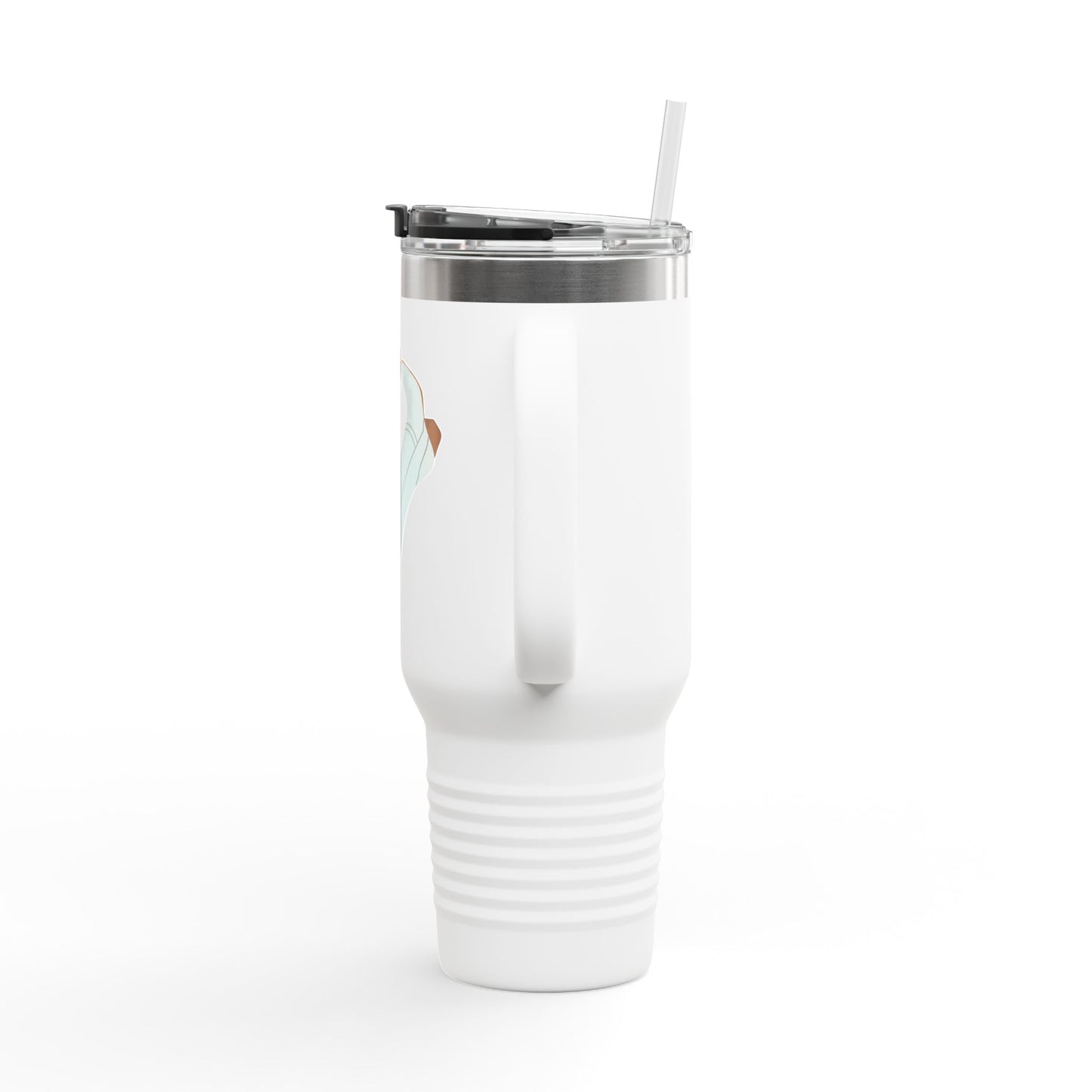 Chic Cowgirl Boots Insulated Travel Mug - 40oz with Fun Leg Graphic