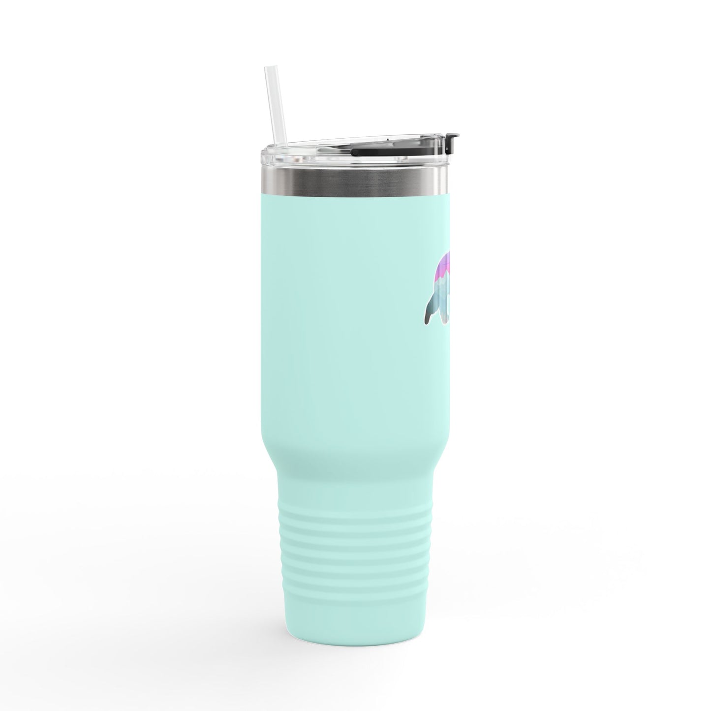 Colorful Bear Insulated Travel Mug - 40oz Adventure Companion