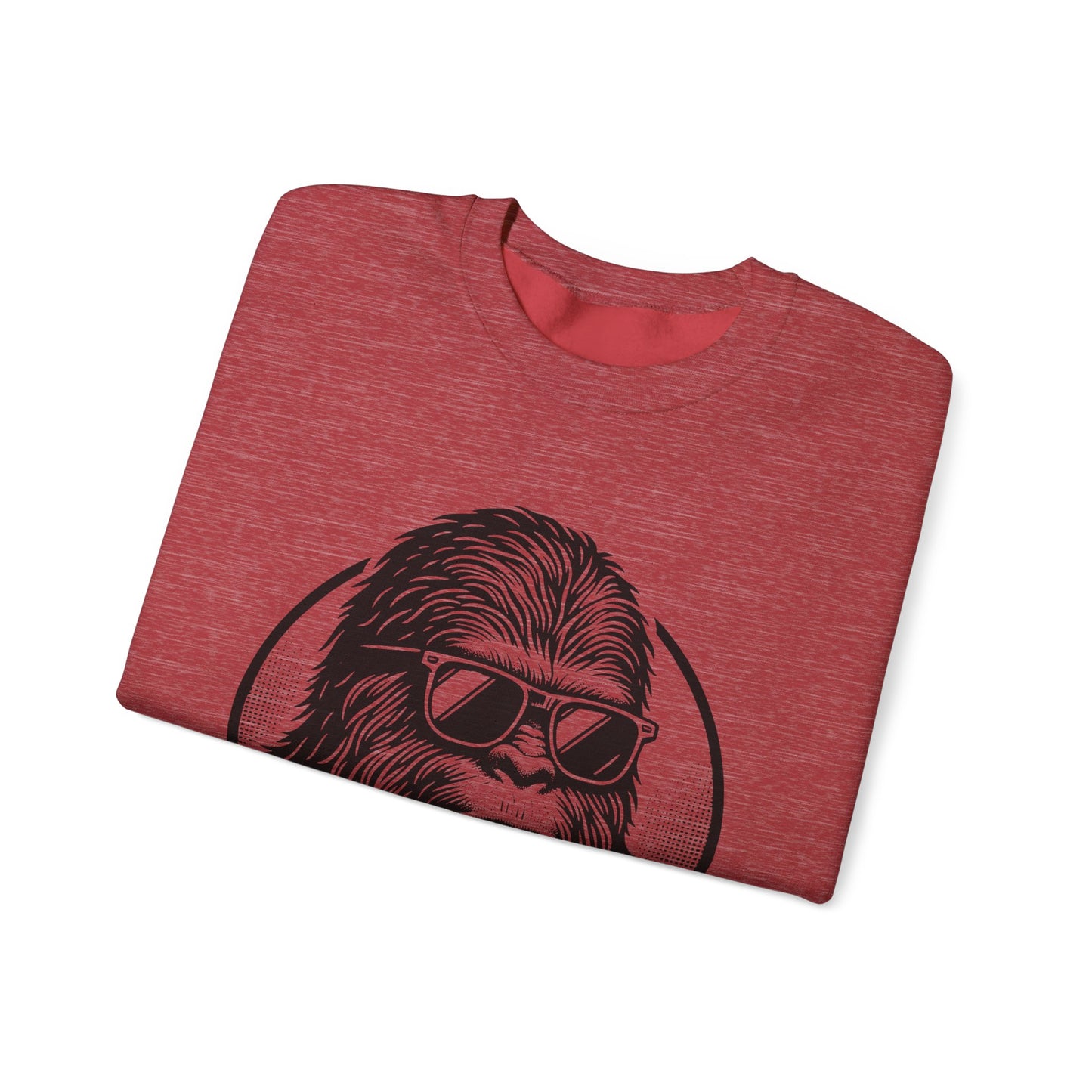Chill Sasquatch Unisex Heavy Blend™ Crewneck Sweatshirt - Comfortable and Fun Design for Outdoor Enthusiasts