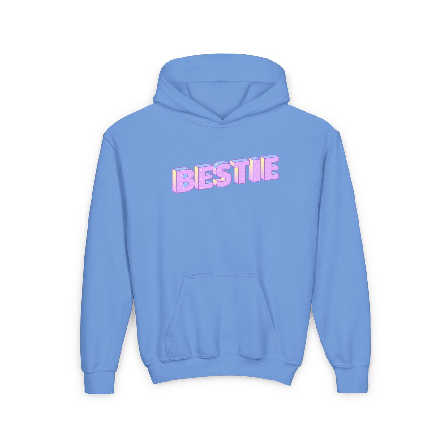 Youth Bestie Hooded Sweatshirt - Trendy Gift for Friends