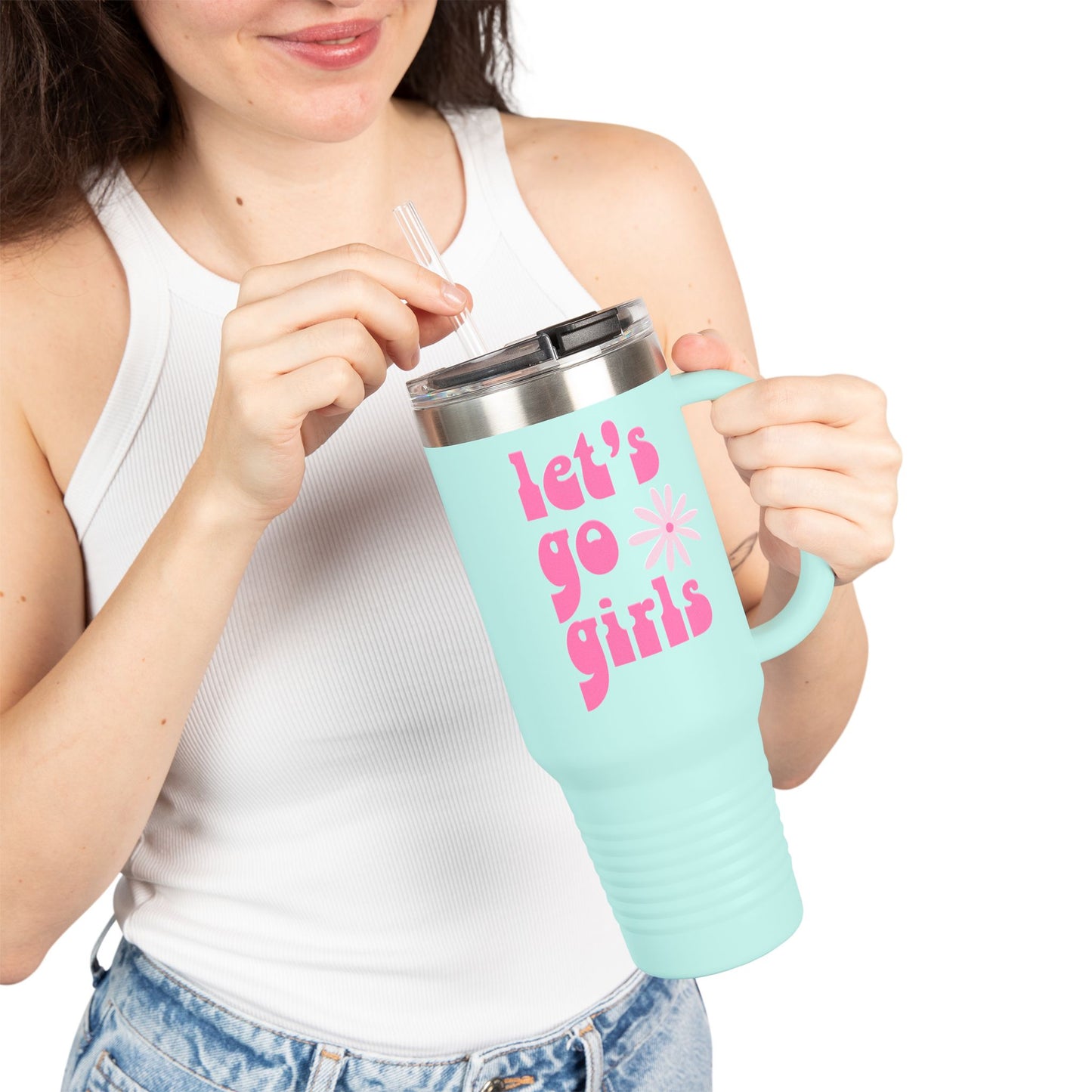 "Let's Go Girls" - Perfect for Adventure and Everyday Use, 40oz