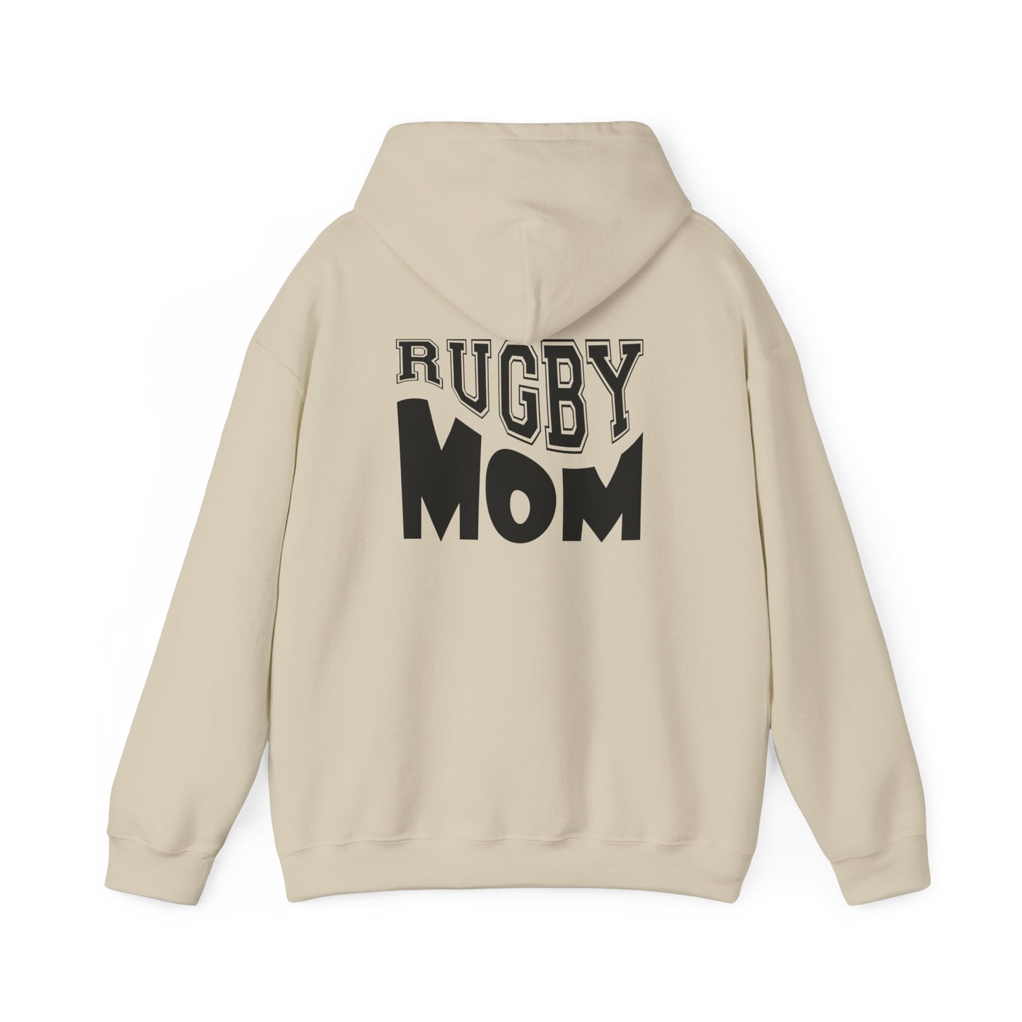 **CUSTOM**** Rugby Mom Unisex Heavy Blend Hooded Sweatshirt - Cozy and Stylish