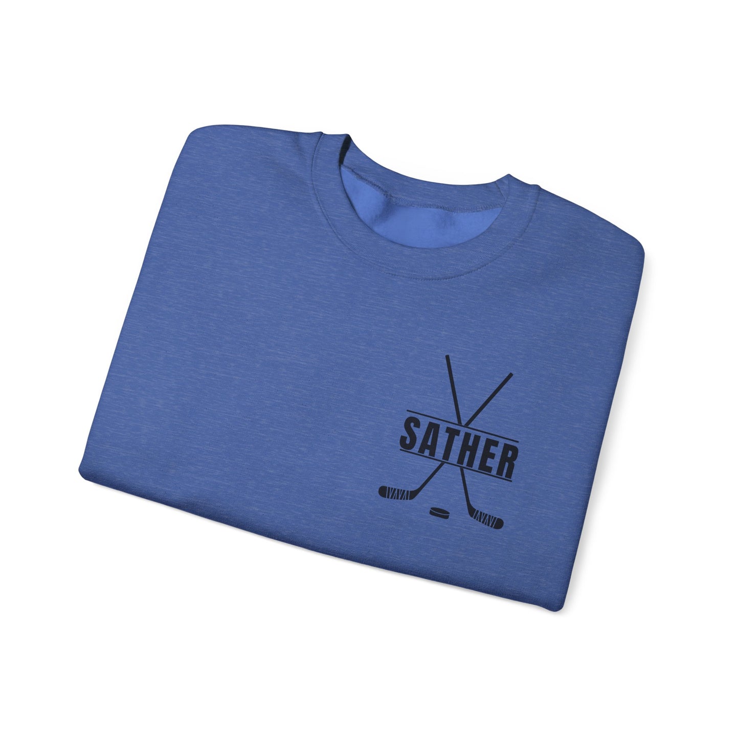 *** CUSTOM *** Unisex Heavy Blend™ Crewneck with Hockey Rizz Up Design