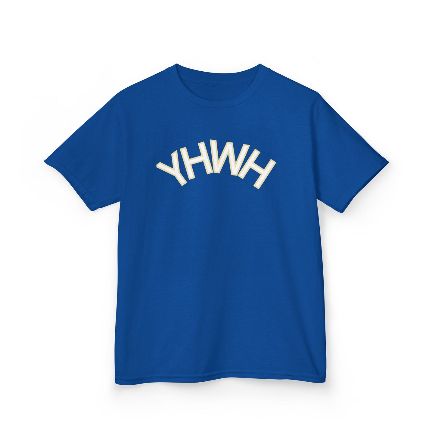 YHWH Kids Heavy Cotton Tee - Faith-Inspired Black T-Shirt for Everyday Wear