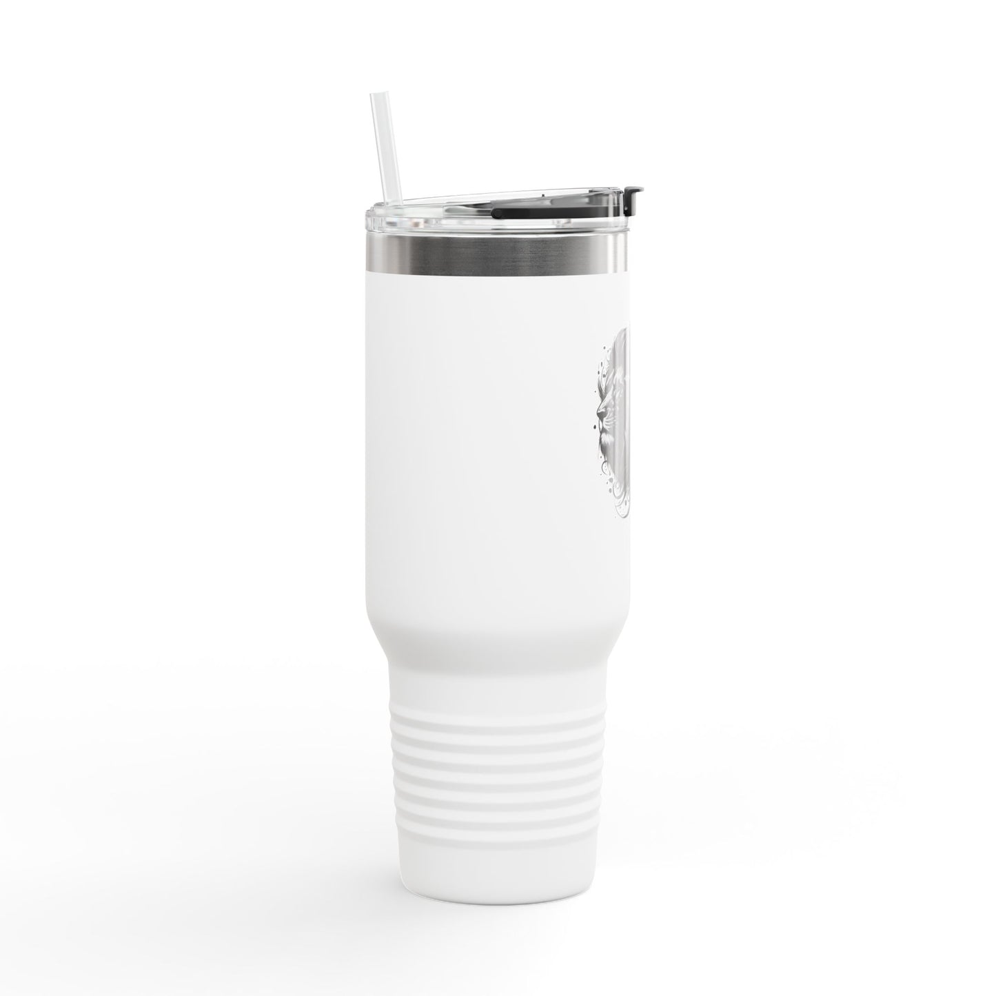 40oz Insulated Travel Mug - 'Man of Faith' Design for Adventurous Souls