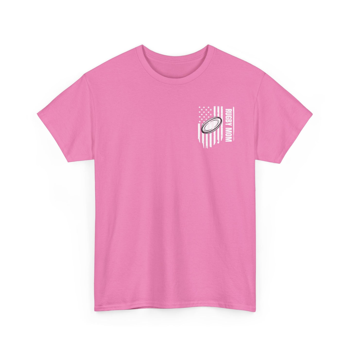 RUGBY mom America - Stylish Football Graphic Tee for Game Day Enthusiasts