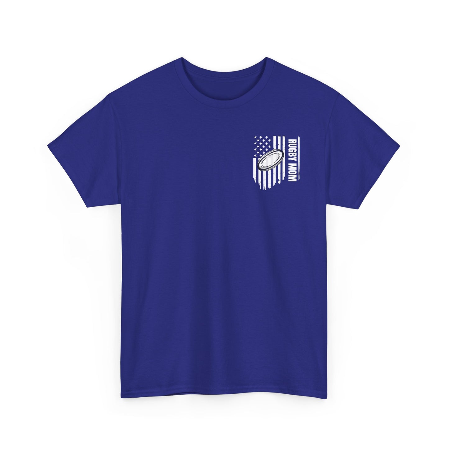 RUGBY mom America - Stylish Football Graphic Tee for Game Day Enthusiasts