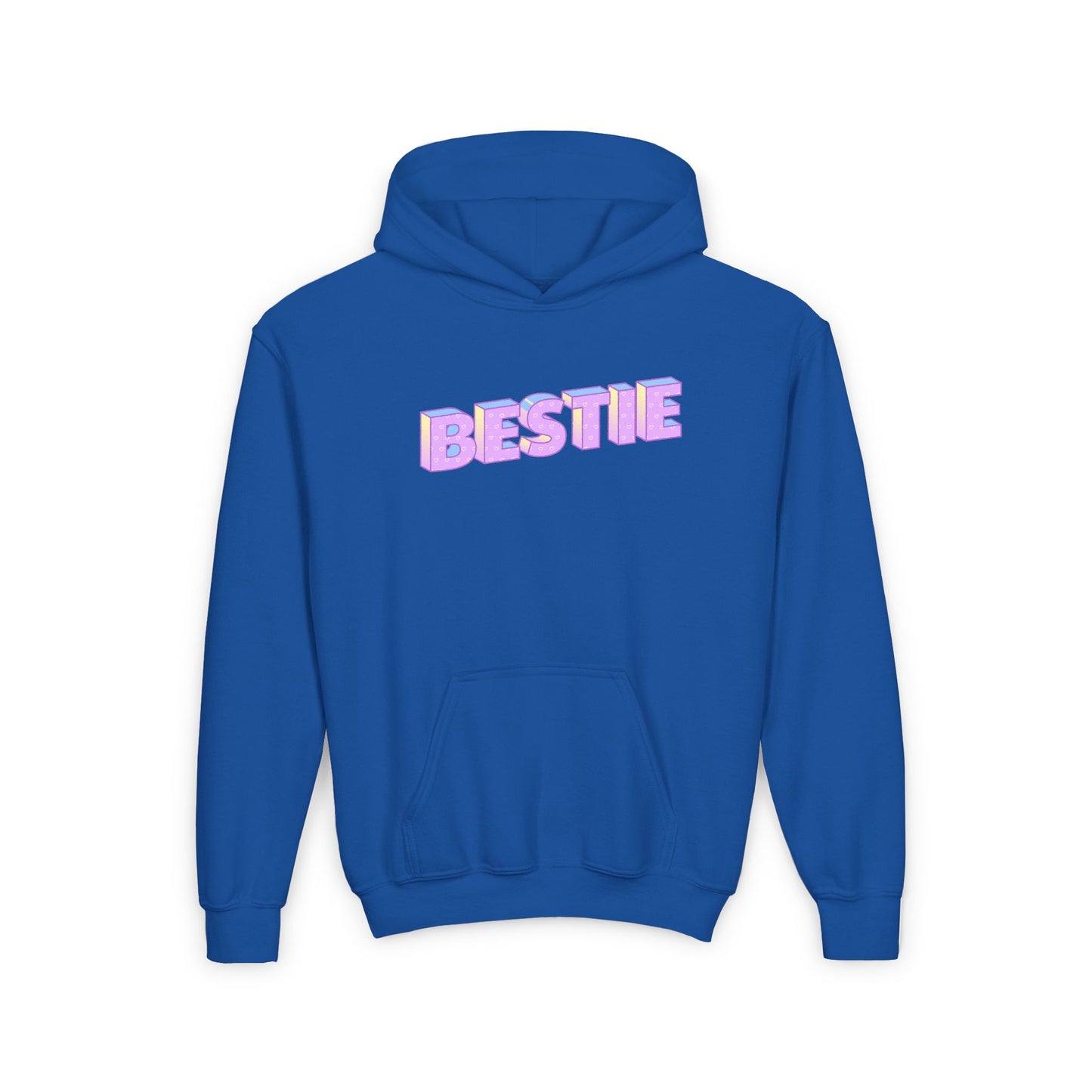 Youth Bestie Hooded Sweatshirt - Trendy Gift for Friends