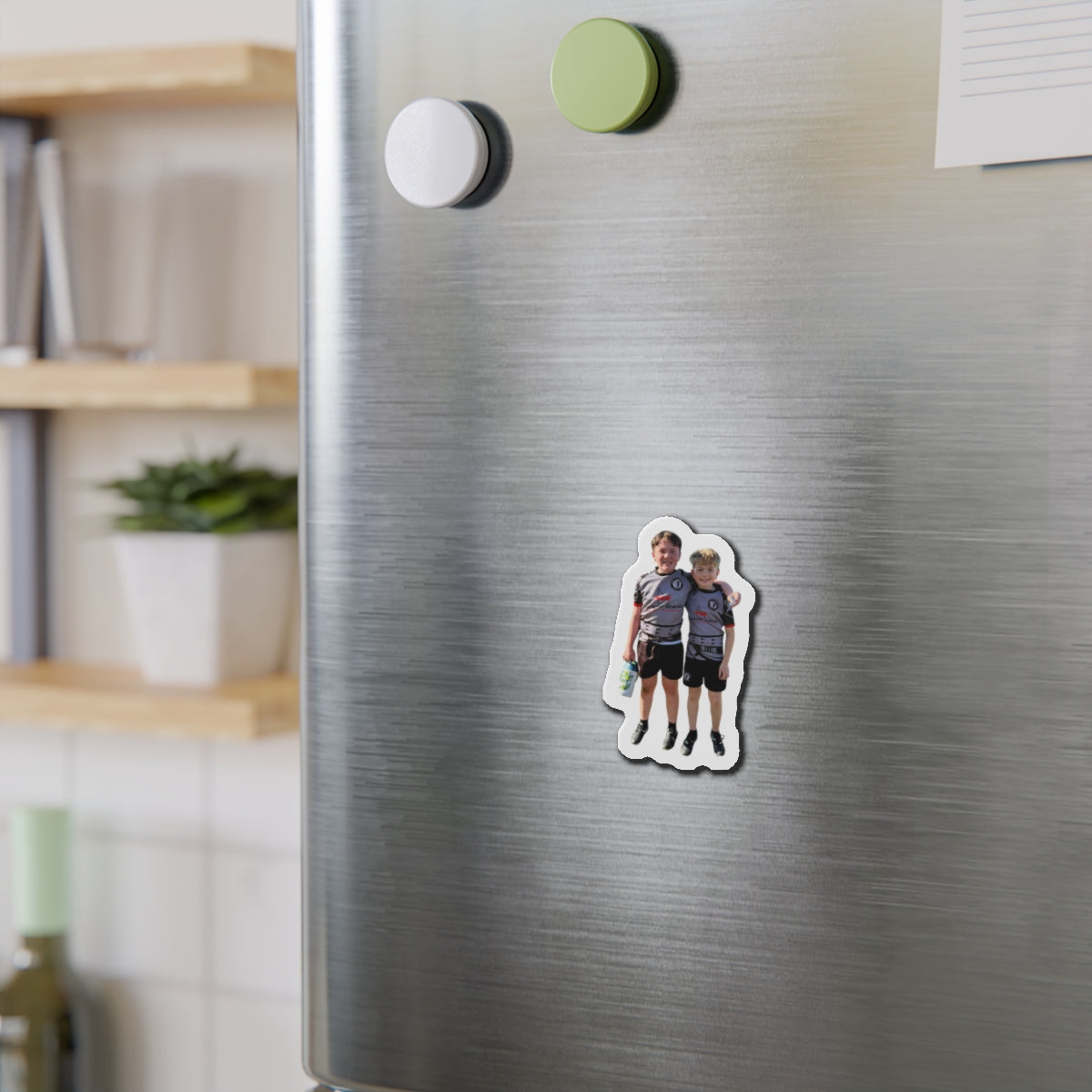 Personalized Die-Cut Magnets - Custom Photo Keepsakes for Celebrations & Memories
