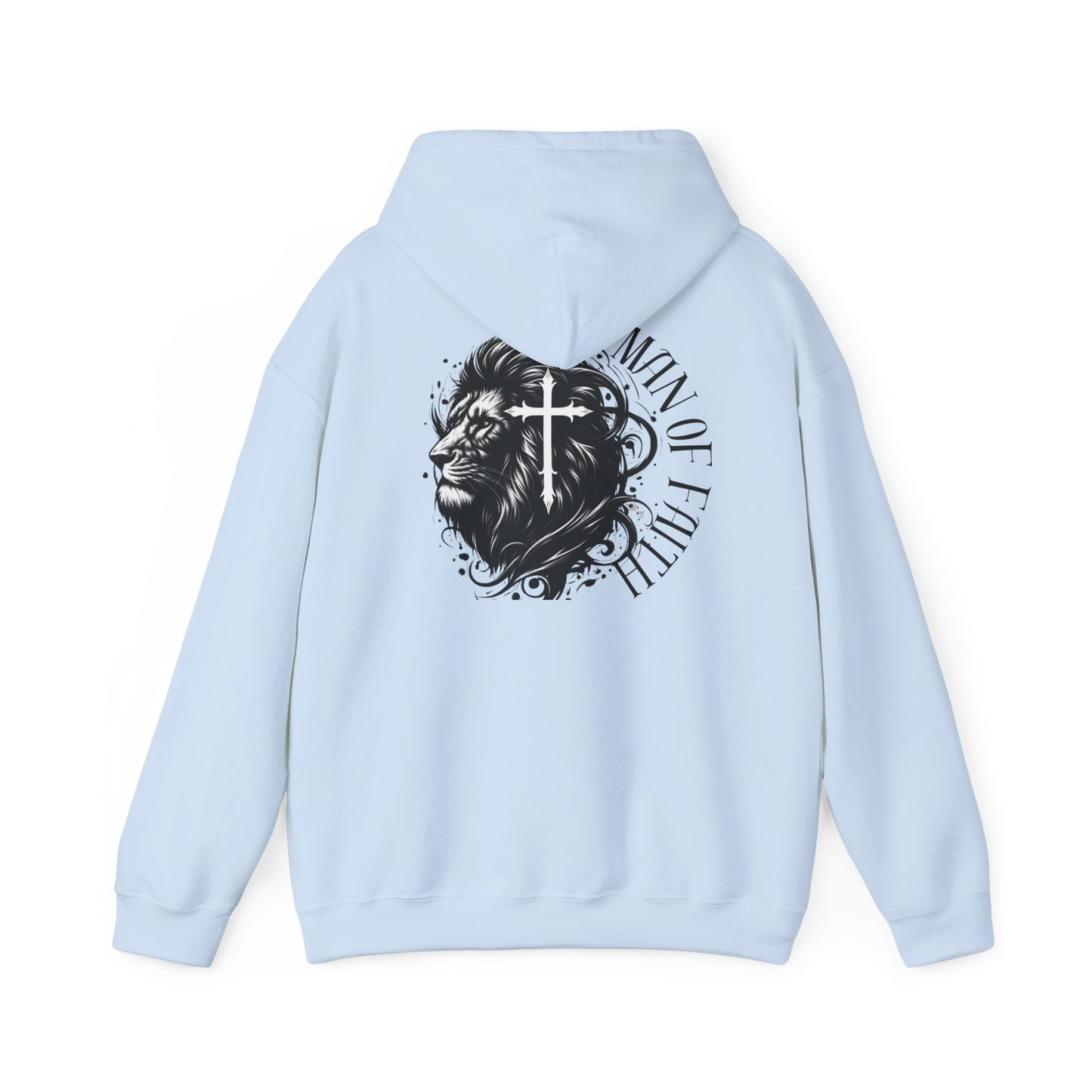 Faith-Inspired Man Of Faith Design Unisex Heavy Blend™ Hoodie