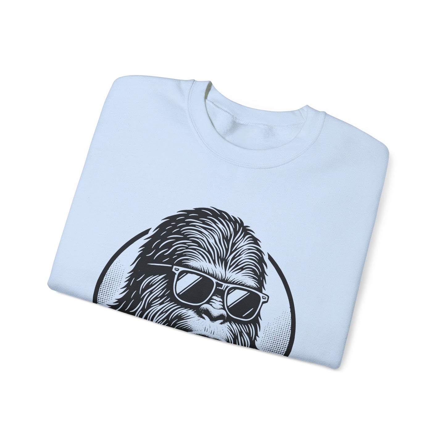 Chill Sasquatch Unisex Heavy Blend™ Crewneck Sweatshirt - Comfortable and Fun Design for Outdoor Enthusiasts