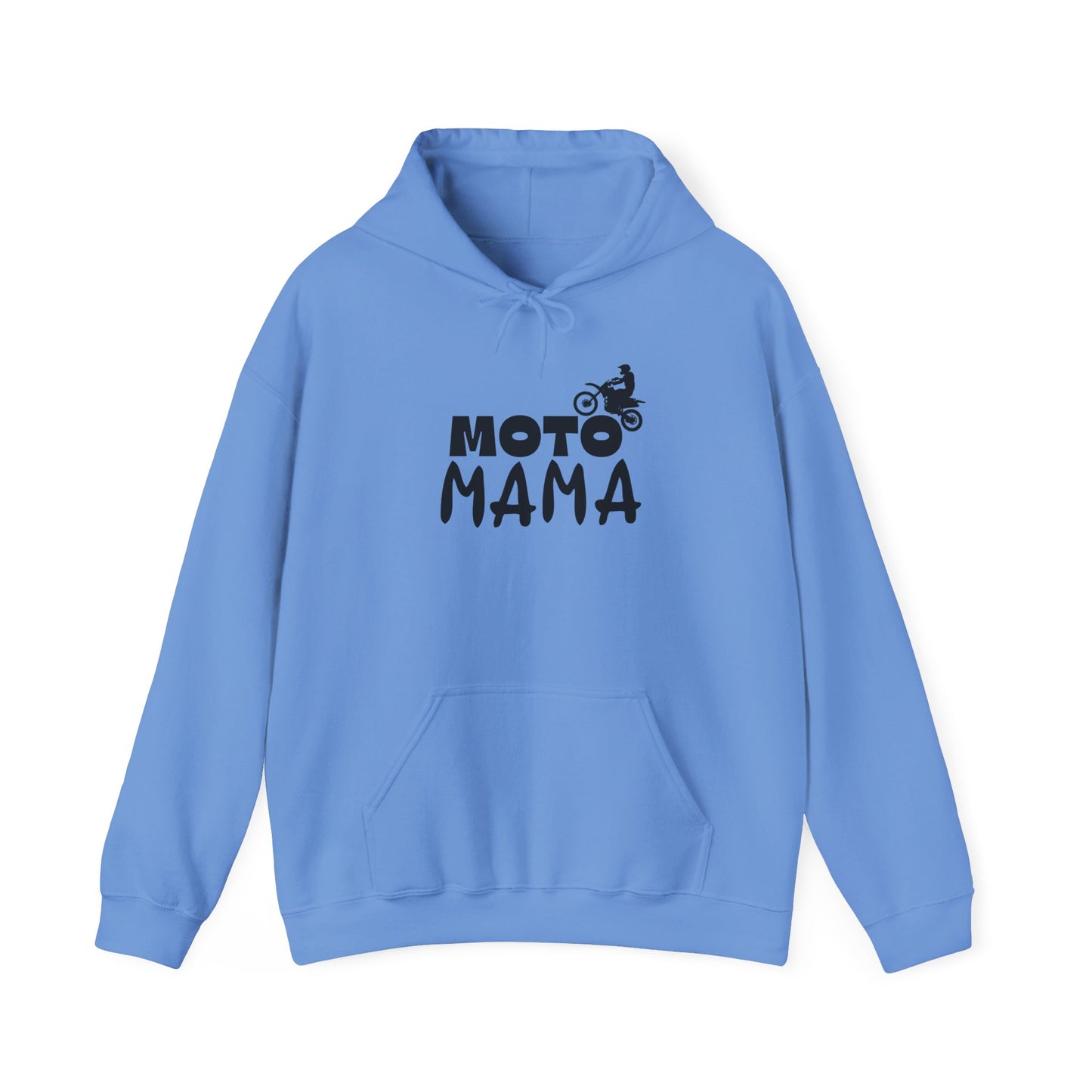 Moto Mama Hoodie | Unisex Heavy Blend Sweatshirt | Perfect for Motorcycle Enthusiasts