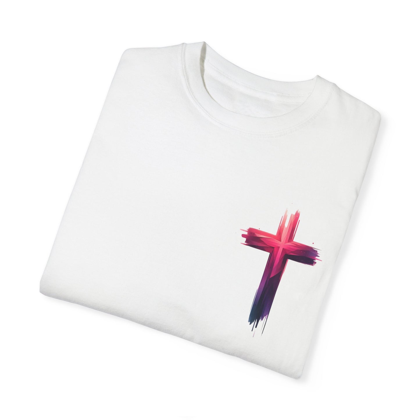 Vibrant Lion & Cross Unisex T-Shirt - Faith-Inspired Tees for Everyday Wear