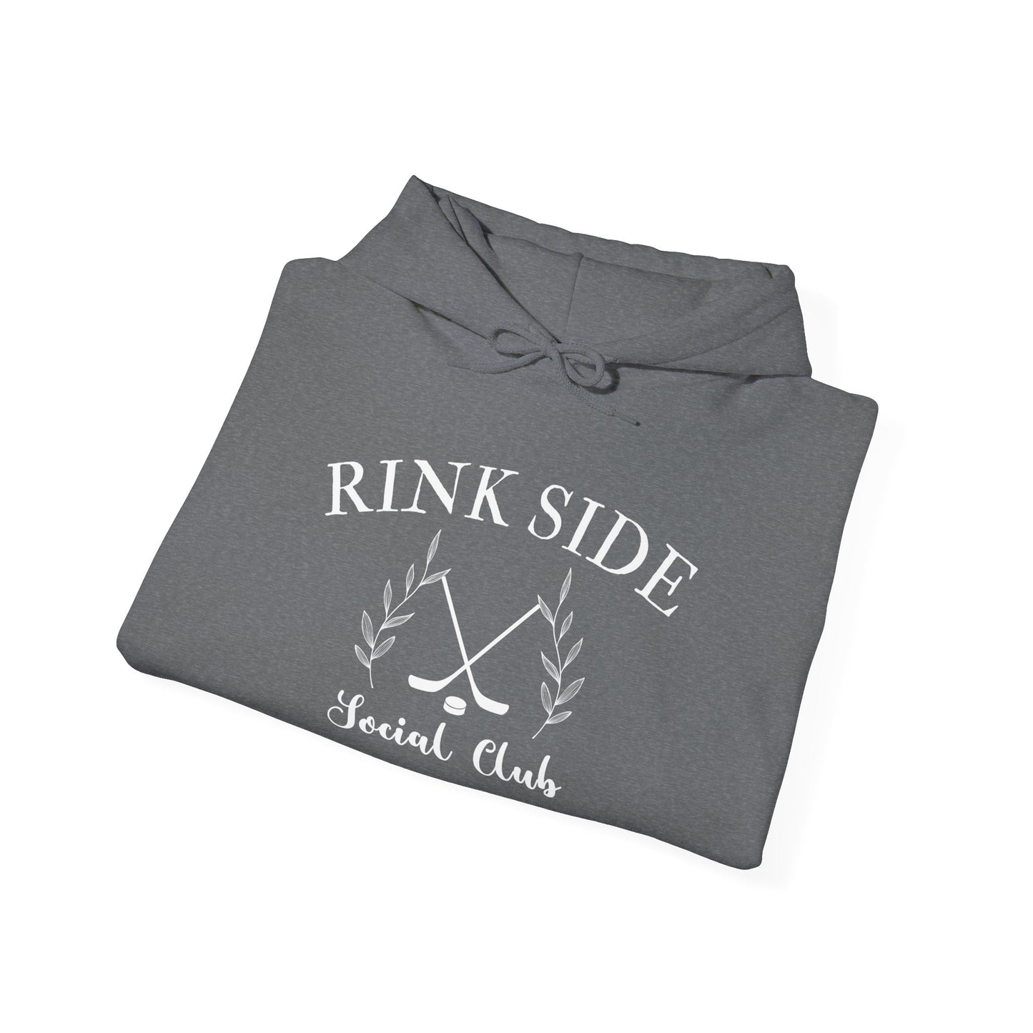 Rink Side Social Club Hoodie - Stylish Unisex Heavy Blend Sweatshirt for Hockey Lovers