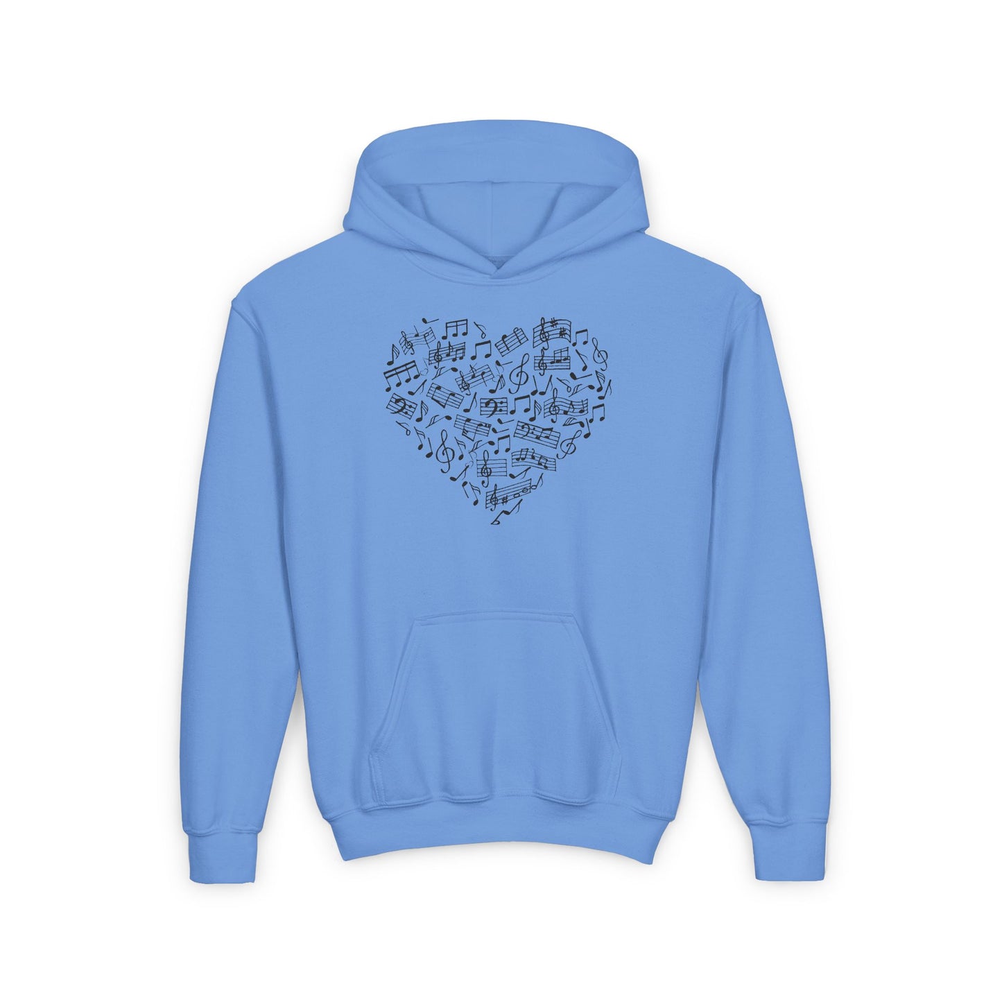 Youth Music Heart Hoodie - Once Upon a Tune Design