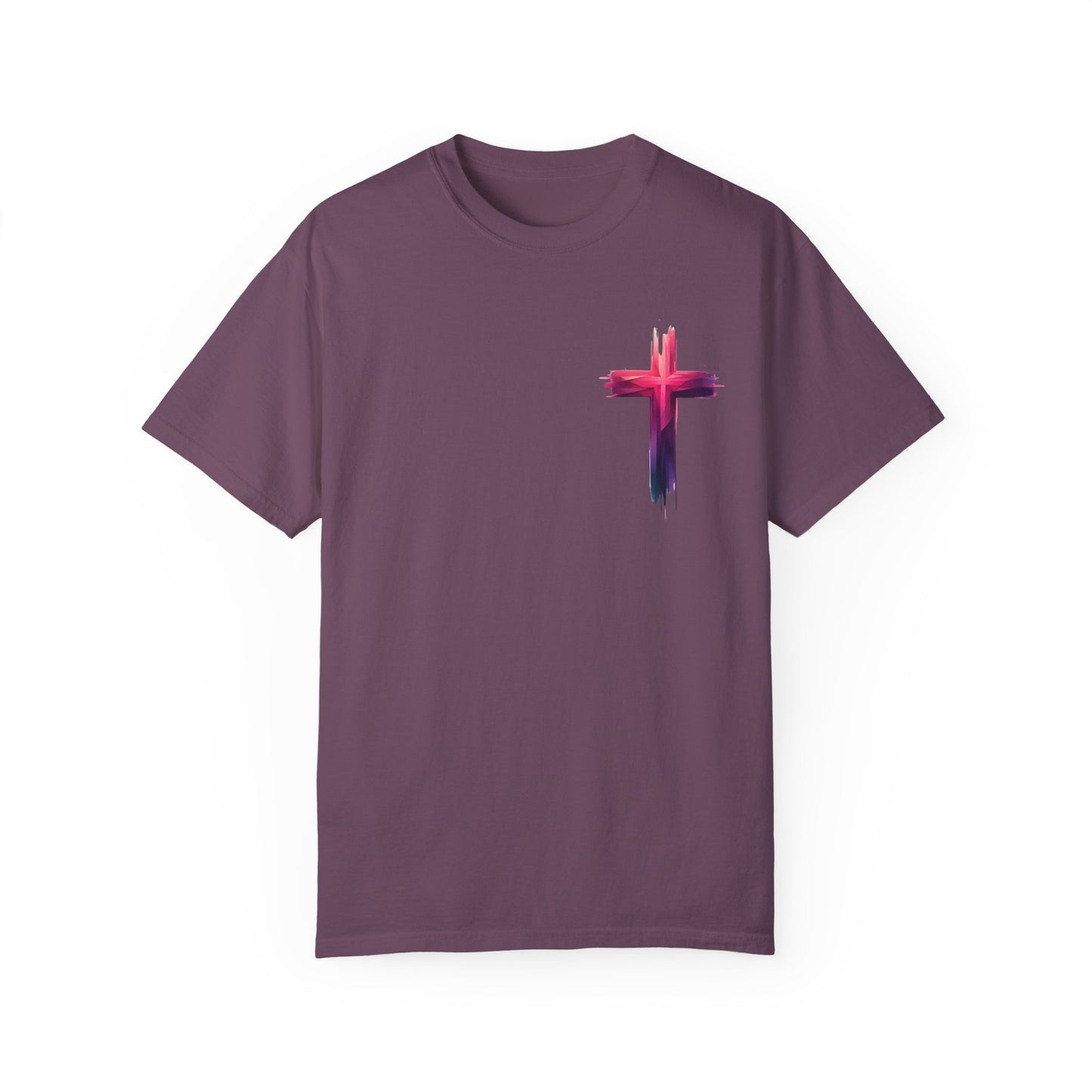 Vibrant Lion & Cross Unisex T-Shirt - Faith-Inspired Tees for Everyday Wear