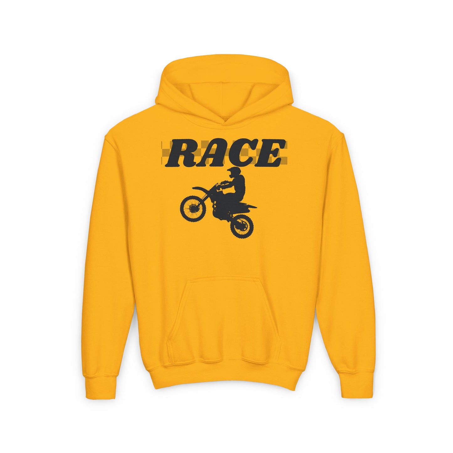 Youth Race Motocross Hoodie - Perfect for Young Riders & Racing Fans