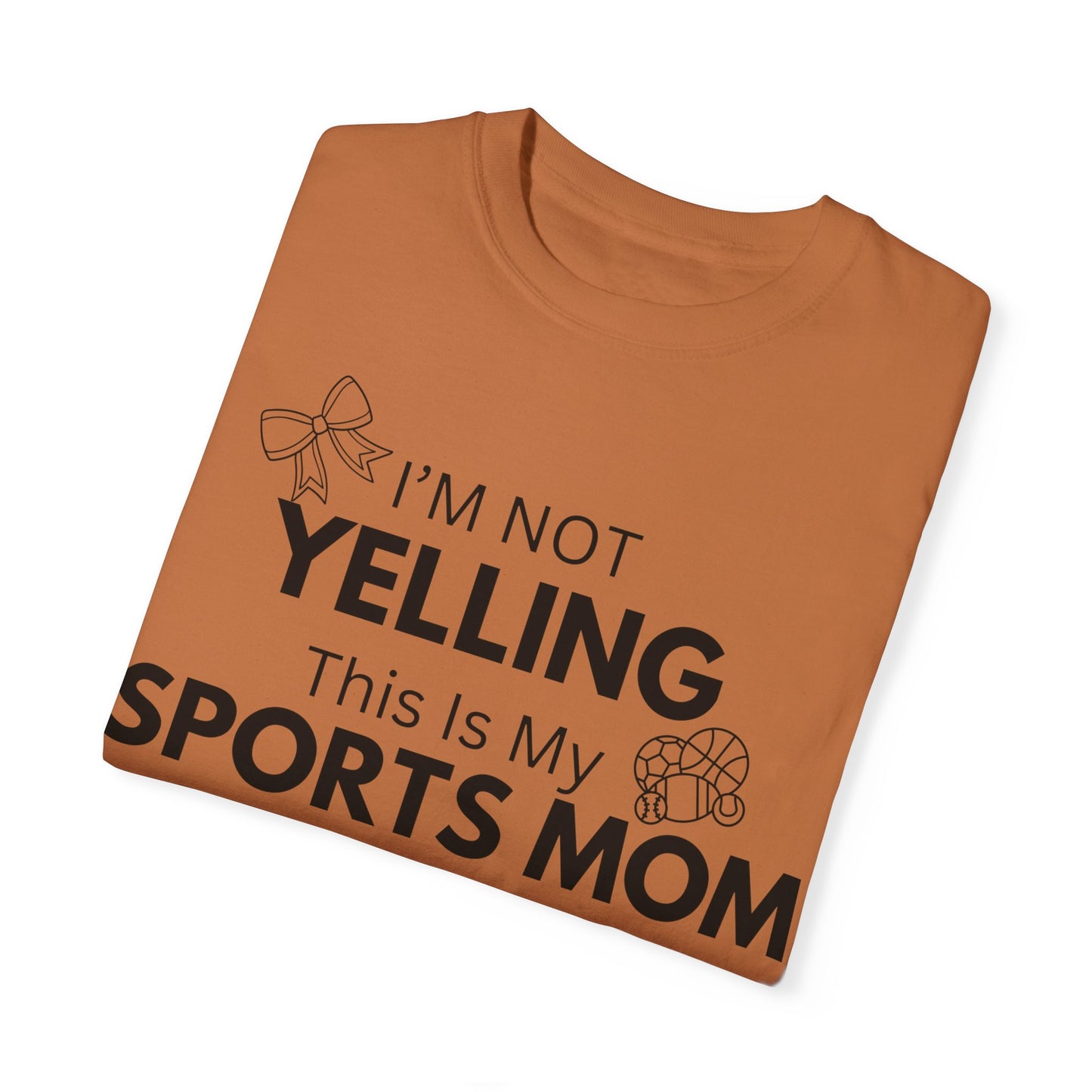 Sports Mom Voice T-Shirt - Unisex Garment-Dyed Tee for Active Moms