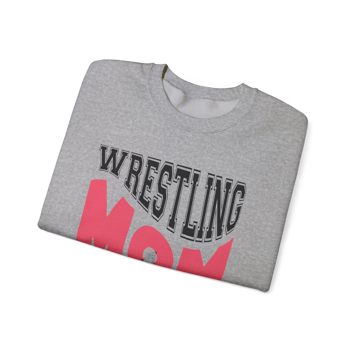 Wrestling Mom Sweatshirt - Unisex Heavy Blend Crewneck - Perfect Gift for Moms