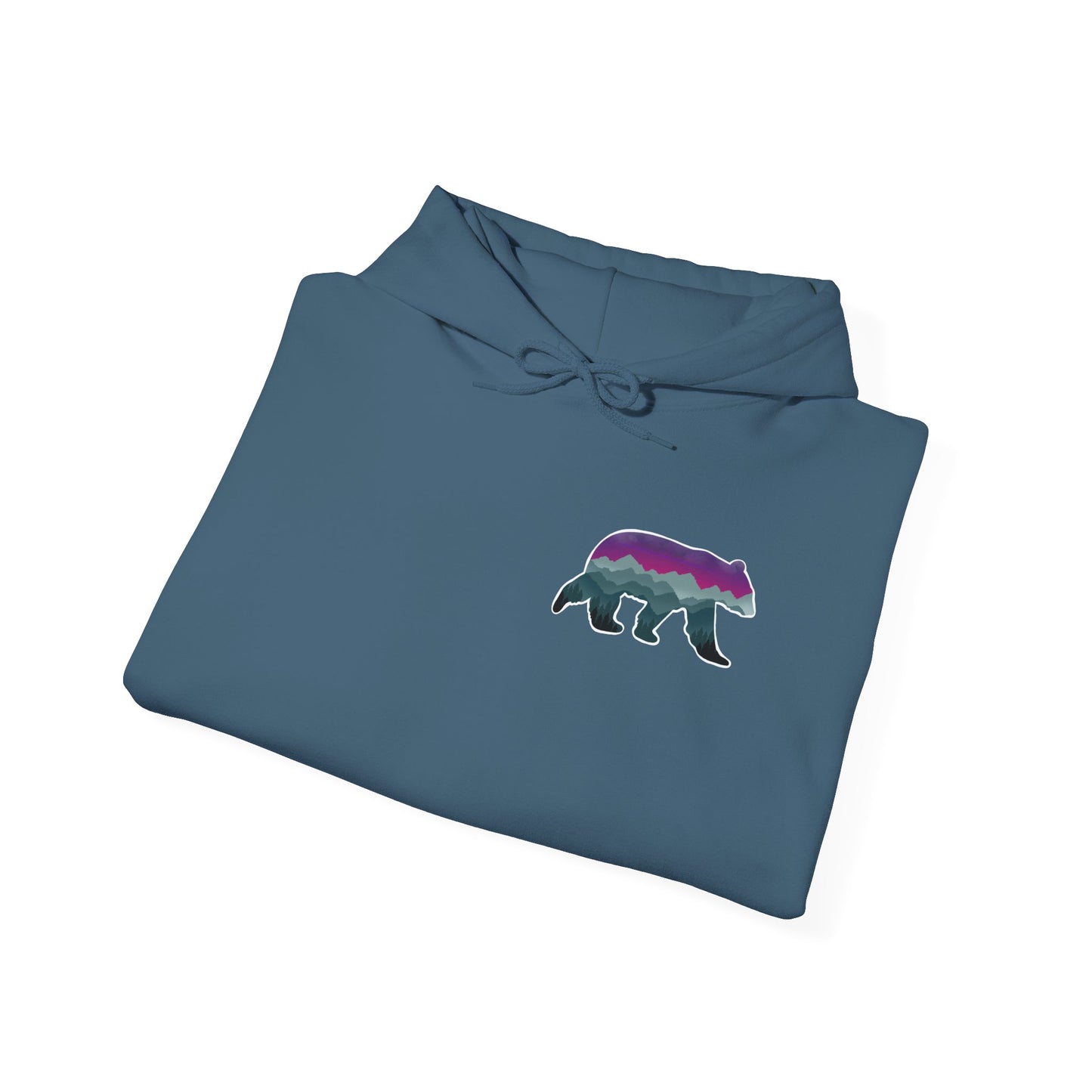 Cozy Bear Graphic Hoodie - Unisex Heavy Blend™ Sweatshirt