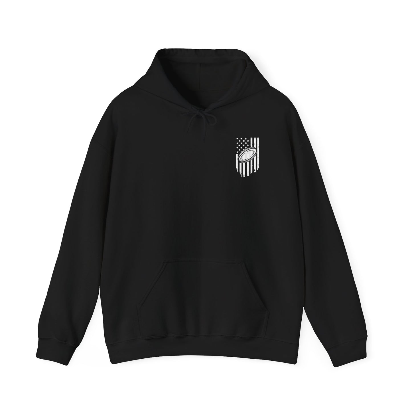 Rugby Dad Heavy Blend Hoodie - American Flag Design