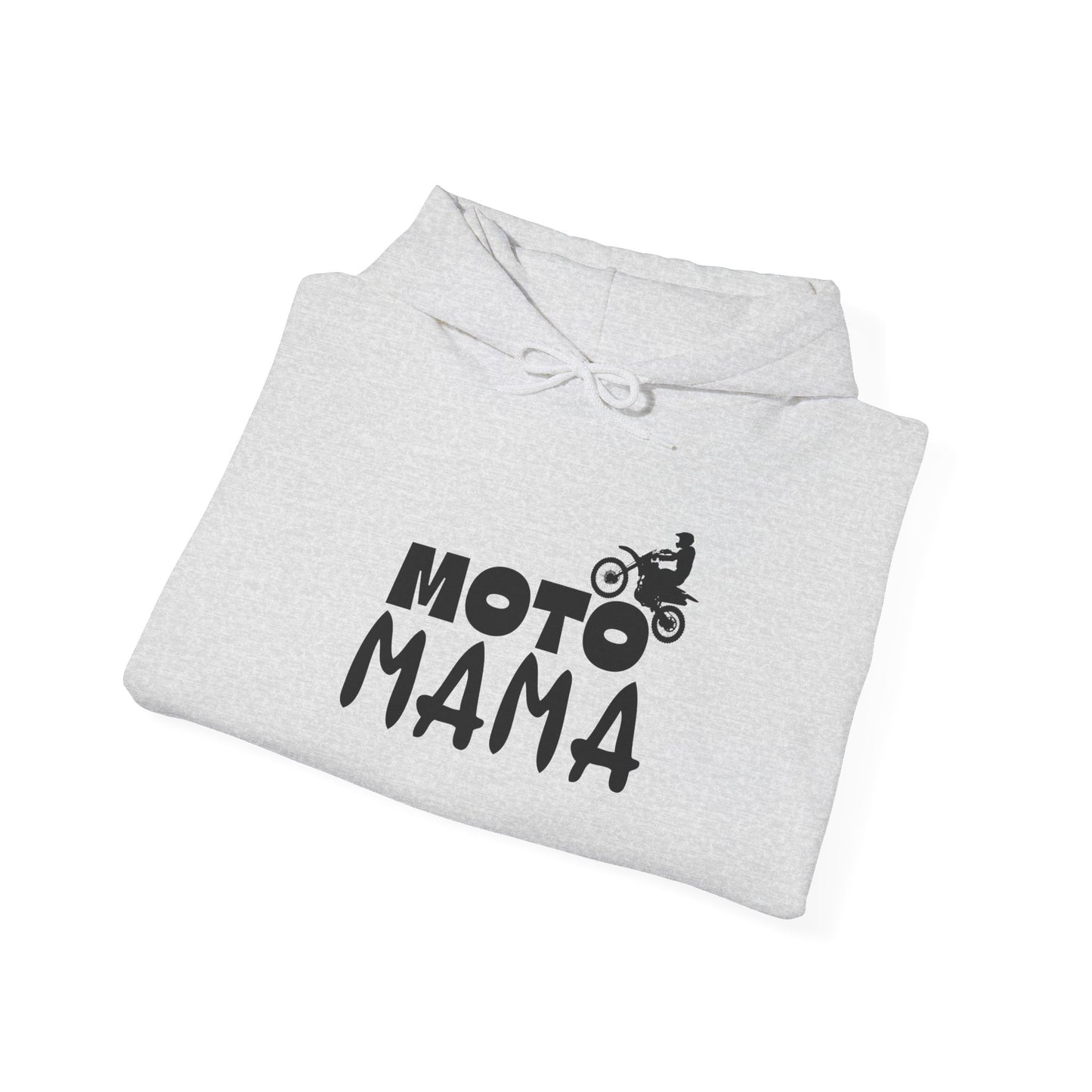 Moto Mama Hoodie | Unisex Heavy Blend Sweatshirt | Perfect for Motorcycle Enthusiasts