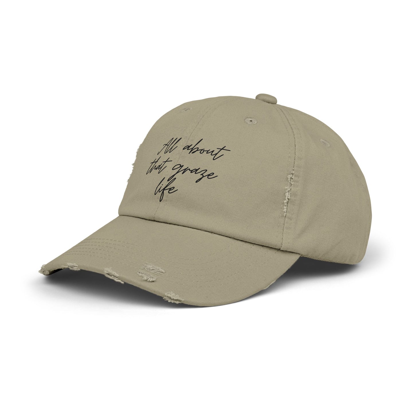 All About That Graze Life Distressed Unisex Cap
