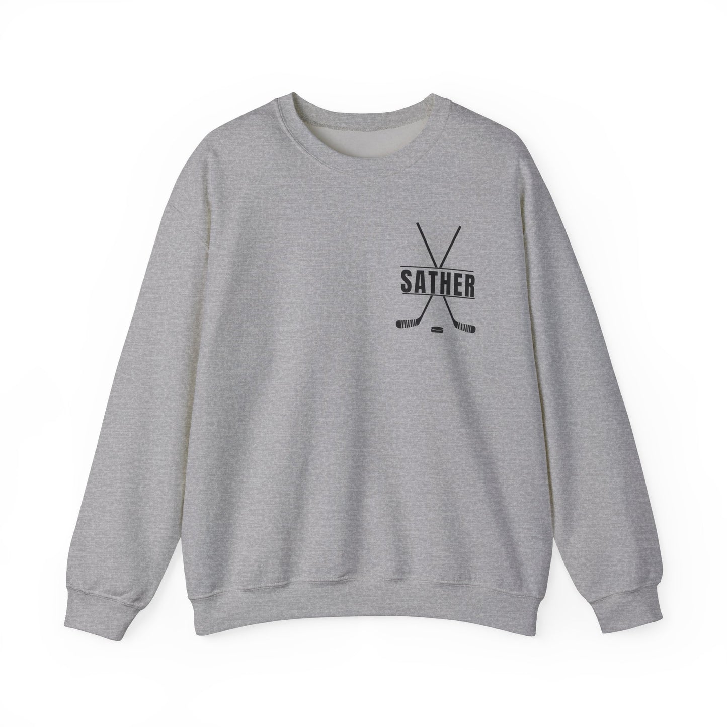*** CUSTOM *** Unisex Heavy Blend™ Crewneck with Hockey Rizz Up Design