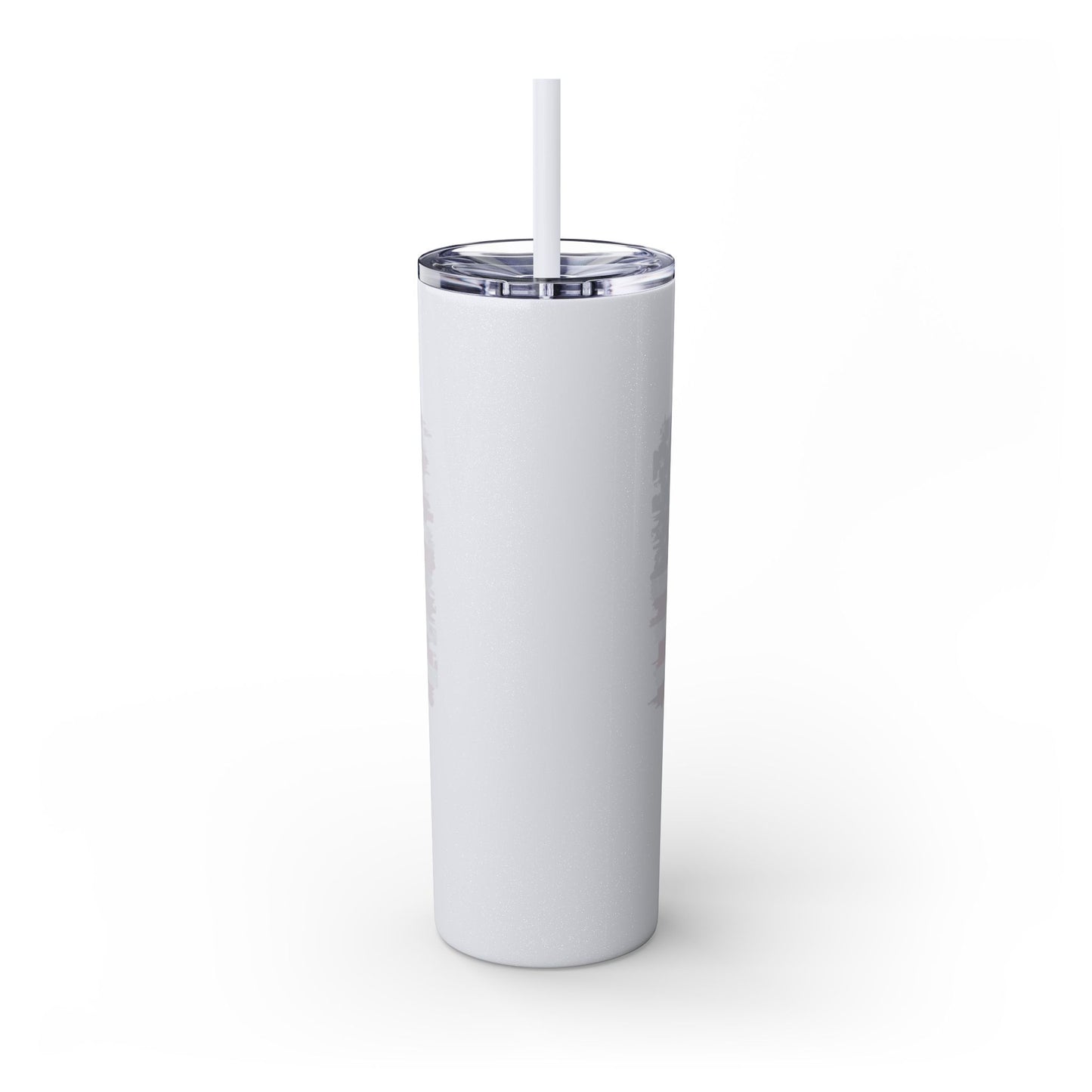 Patriotic Hockey Skinny Tumbler with Straw | 20oz Travel Mug for Independence Day