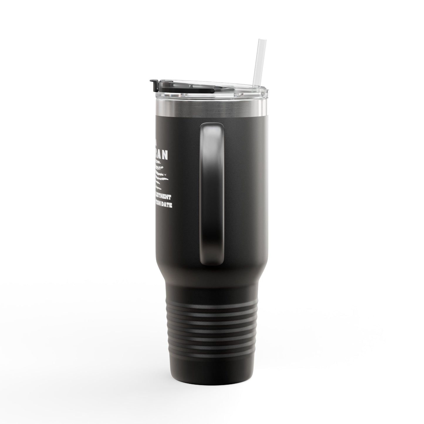 Veteran Insulated Travel Mug - 40oz with Straw, Perfect for Outdoor Adventures & Everyday Use