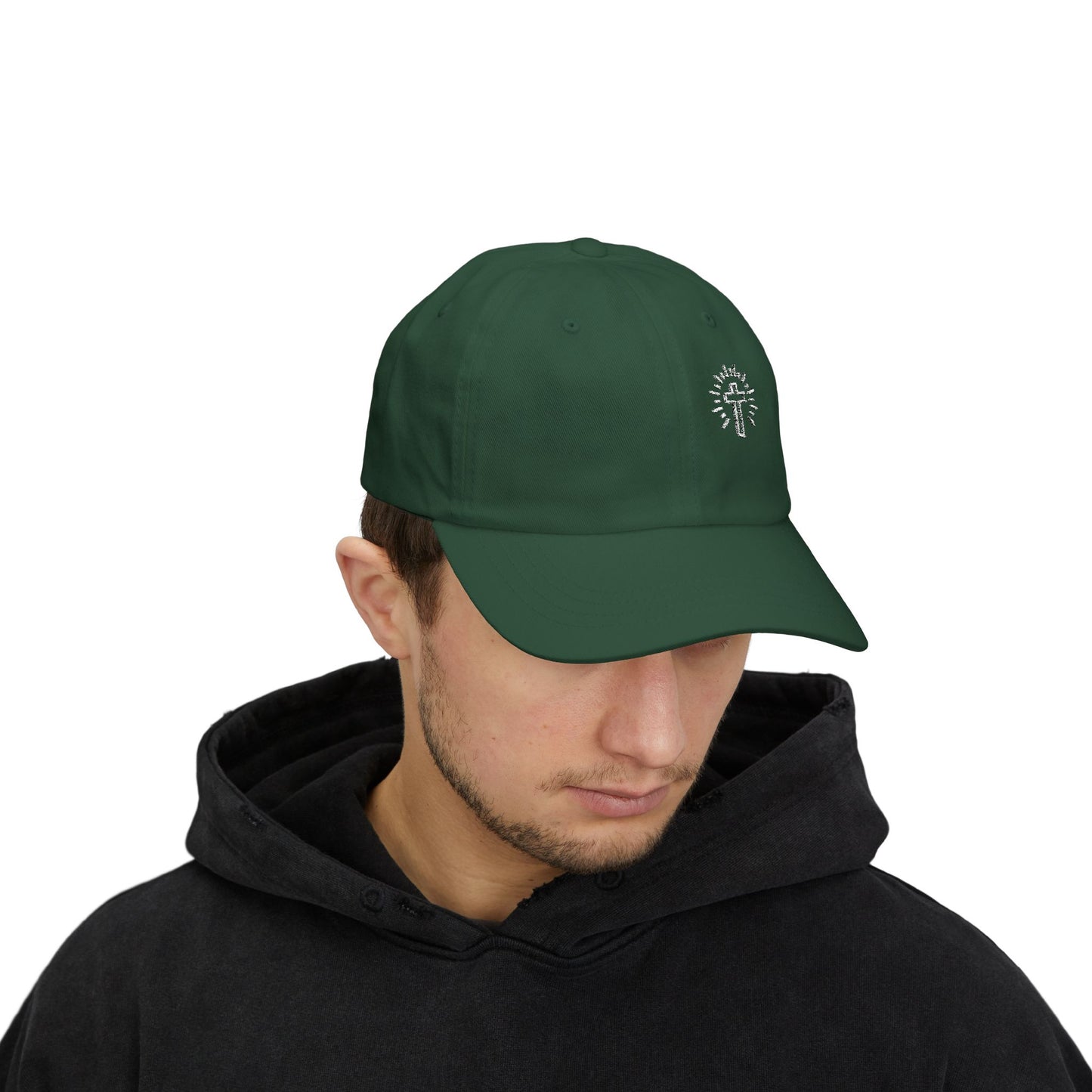 Inspirational Classic Cap with Cross Design
