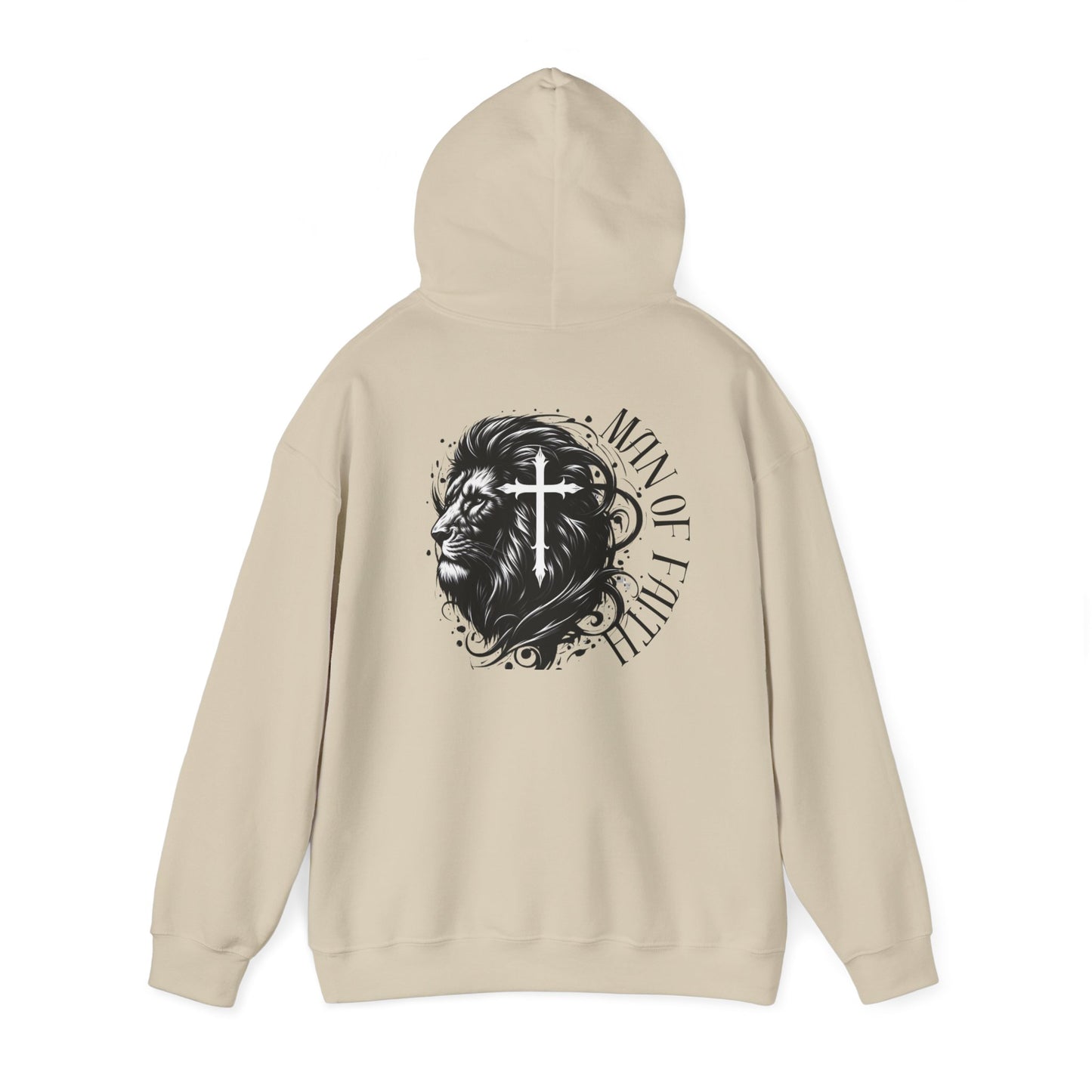 Faith-Inspired Man Of Faith Design Unisex Heavy Blend™ Hoodie