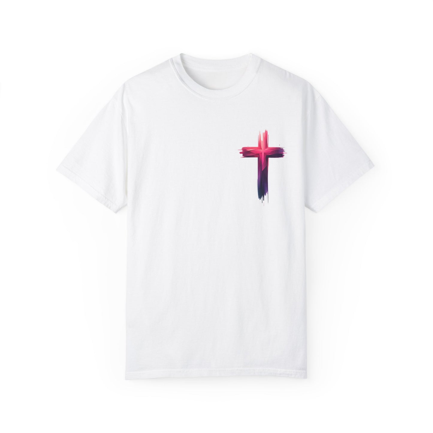 Vibrant Lion & Cross Unisex T-Shirt - Faith-Inspired Tees for Everyday Wear