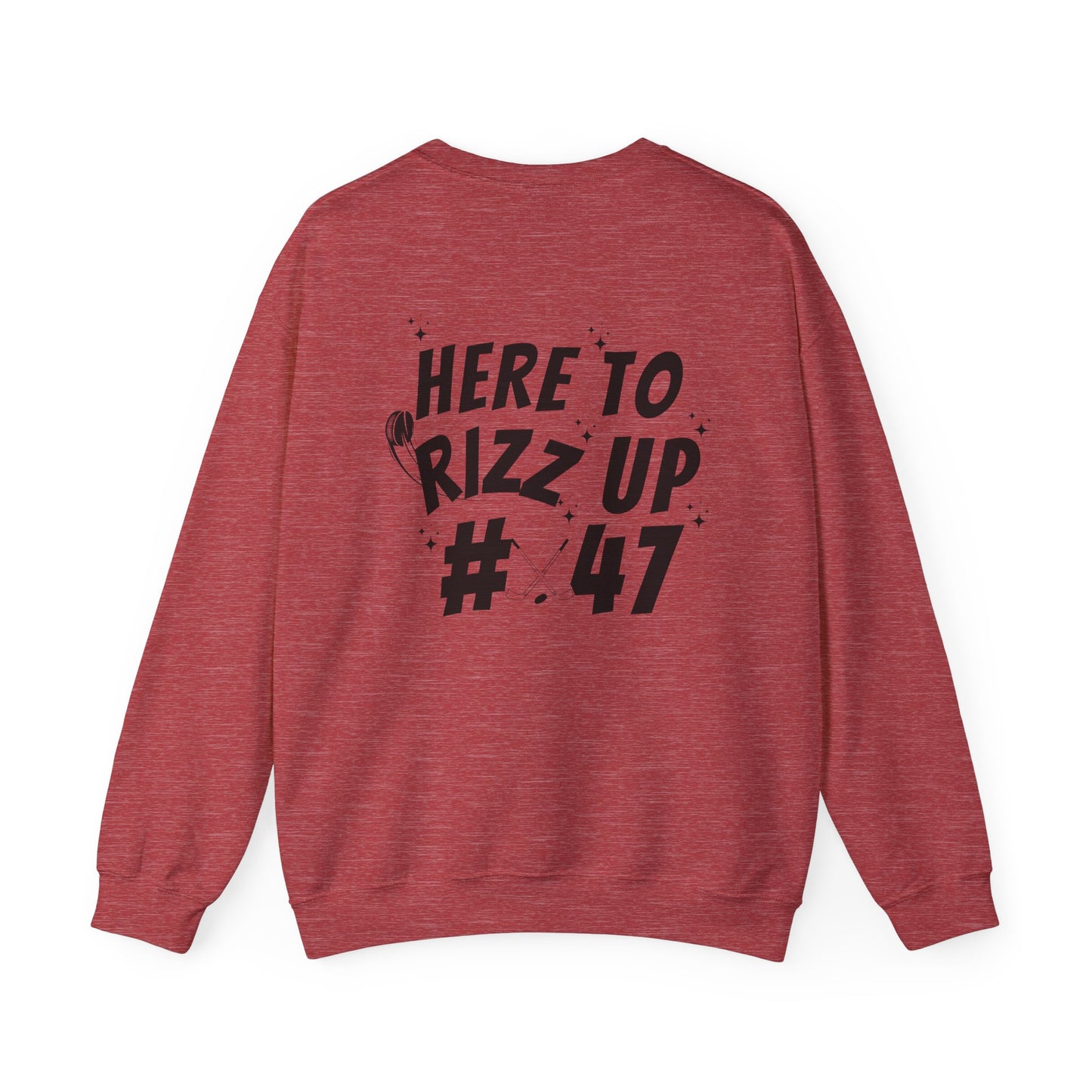*** CUSTOM *** Unisex Heavy Blend™ Crewneck with Hockey Rizz Up Design