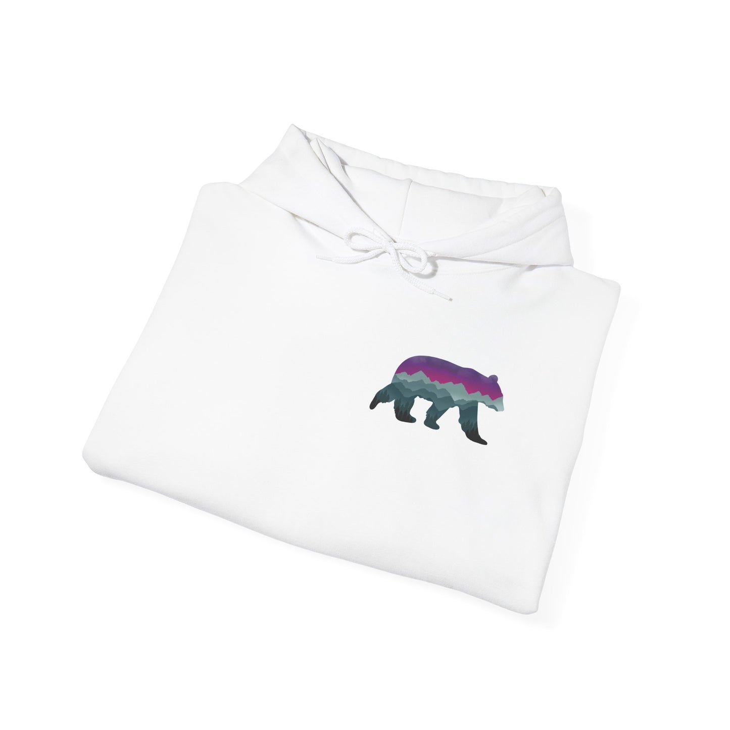 Cozy Bear Graphic Hoodie - Unisex Heavy Blend™ Sweatshirt