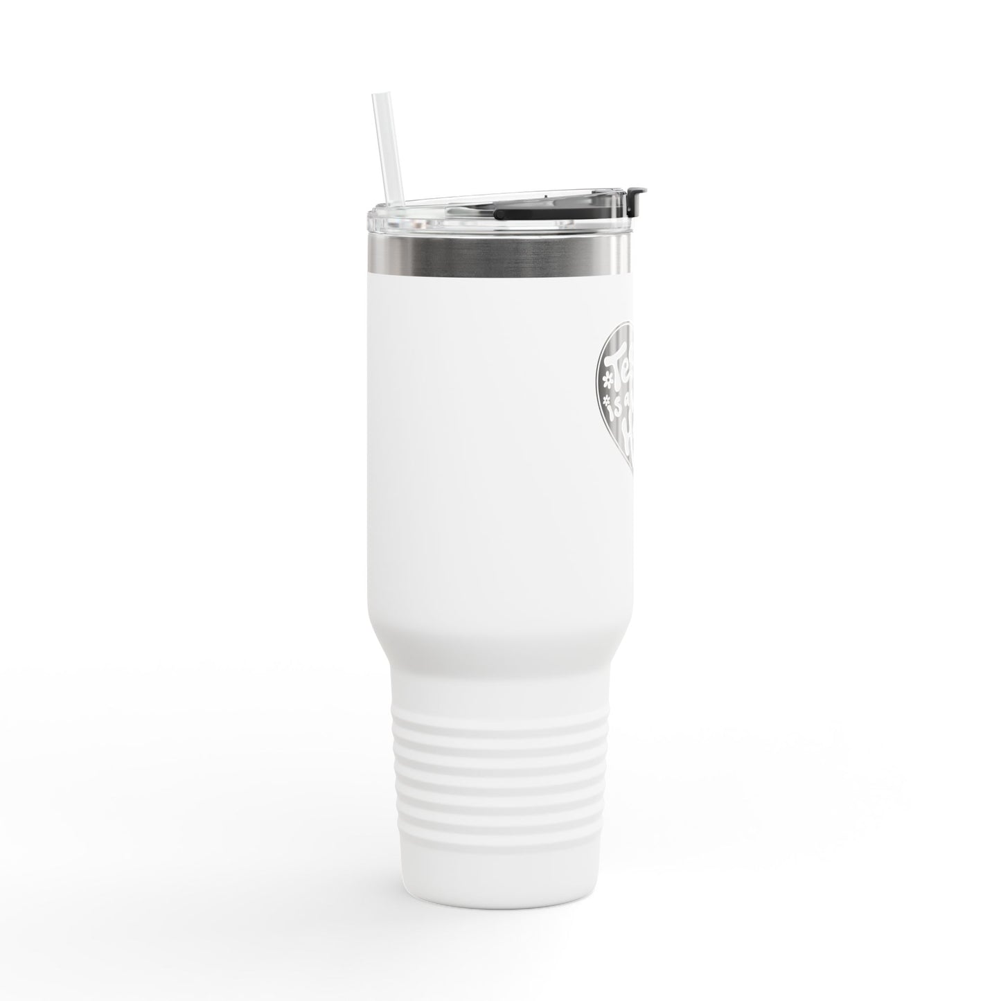 40oz Insulated Travel Mug – Teaching is a Work of Heart