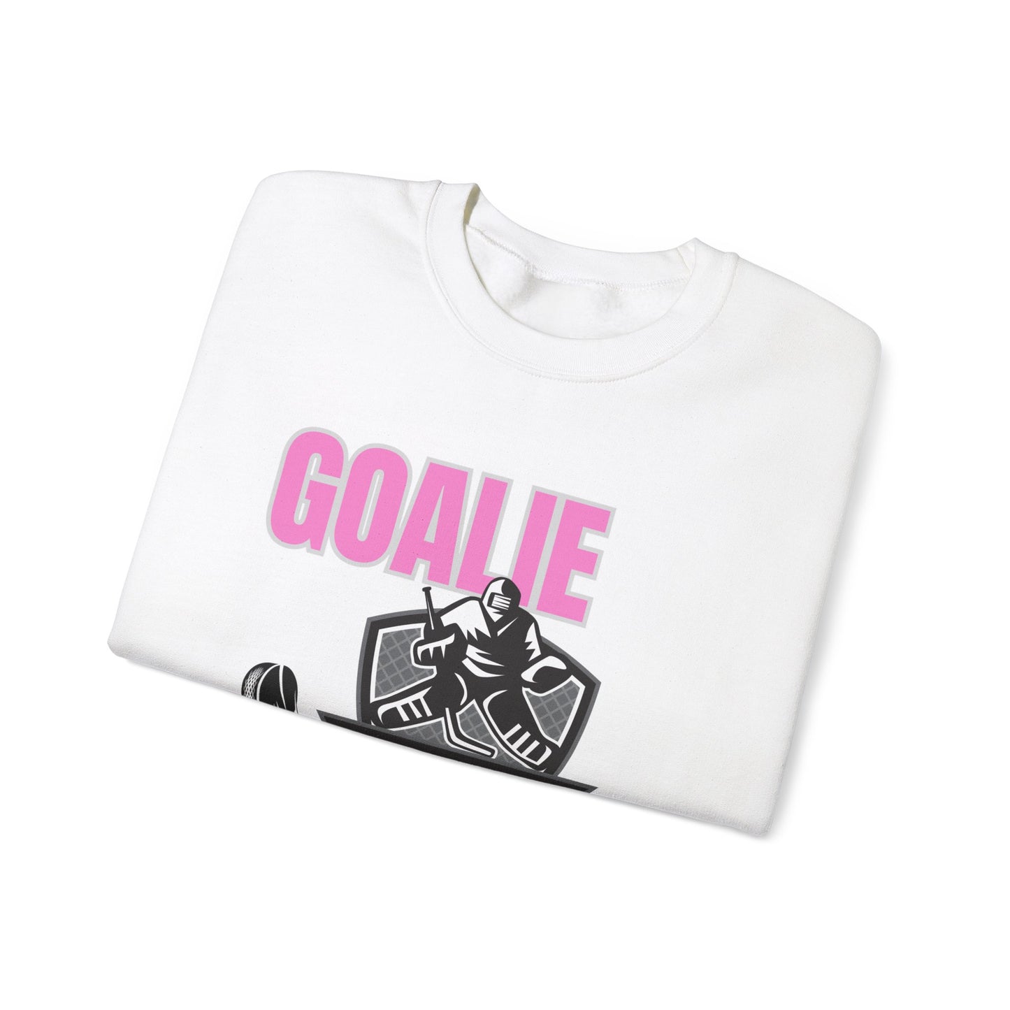 Goalie Mom Crewneck Sweatshirt | Cozy Hockey Apparel