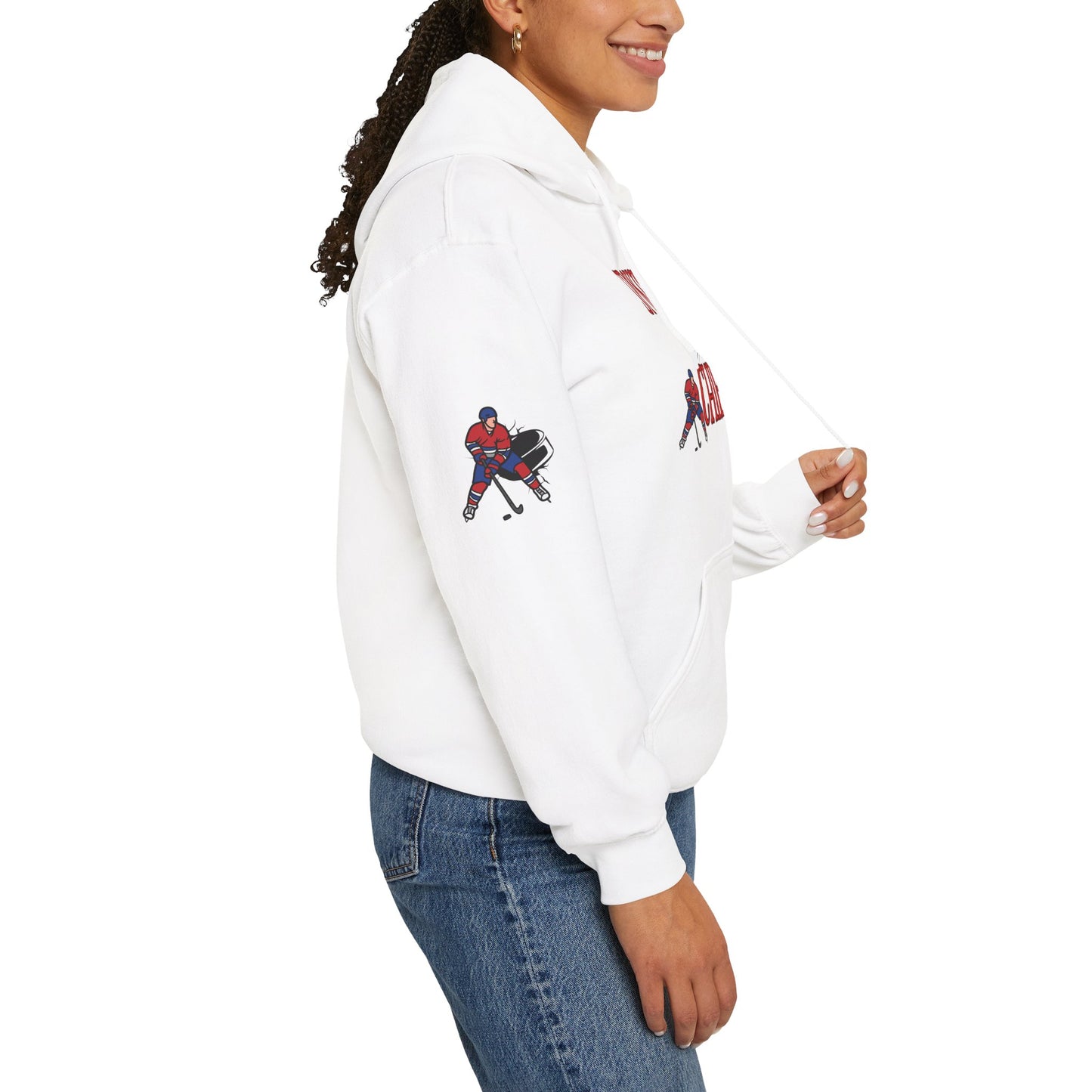 Spokane Chiefs Red Hockey Sweatshirt | Unisex Heavy Blend™ Hooded Sweatshirt for Fans " Got Chirps?"