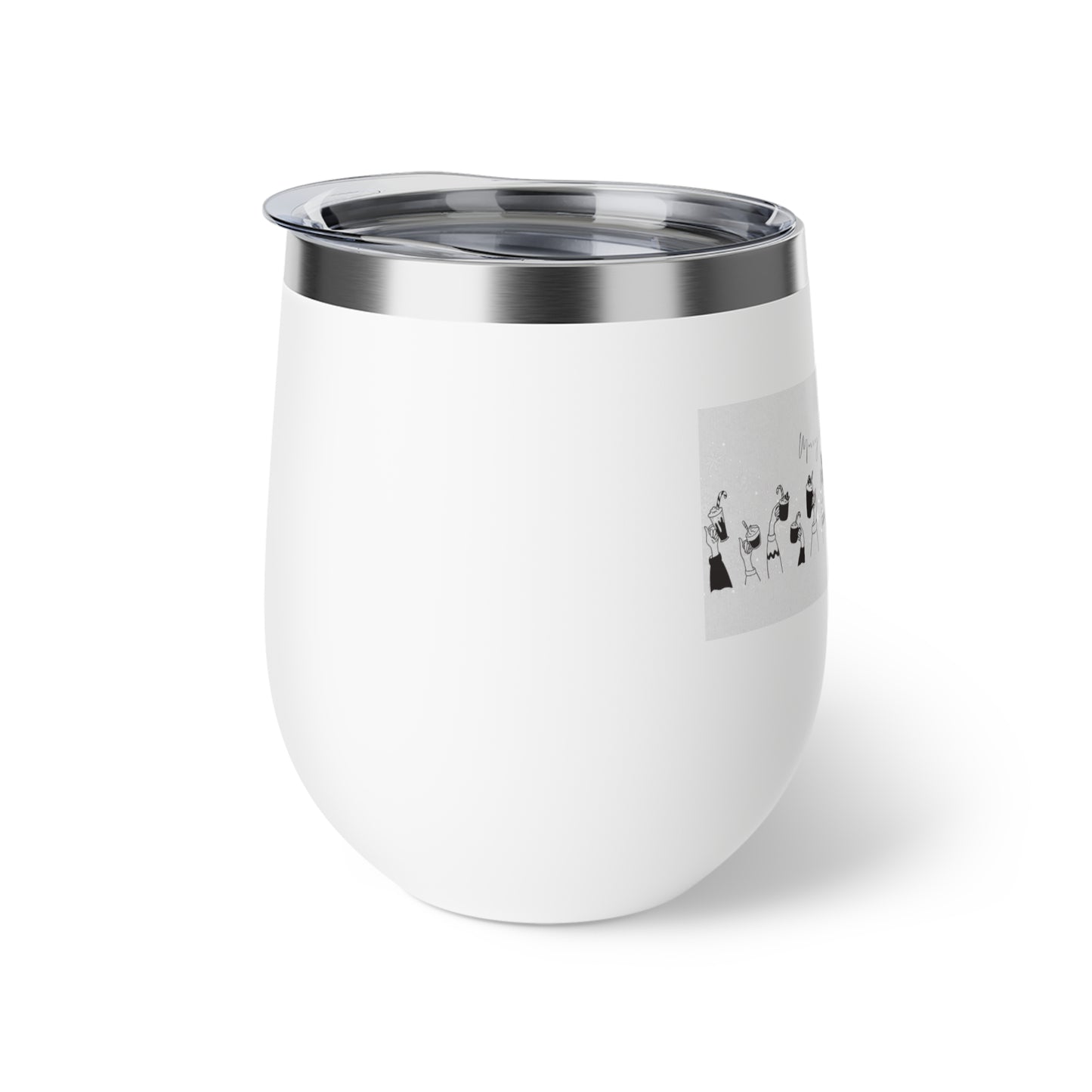 12oz Copper Vacuum Insulated Christmas Cup – Perfect Holiday Gift for Hot and Cold Beverages