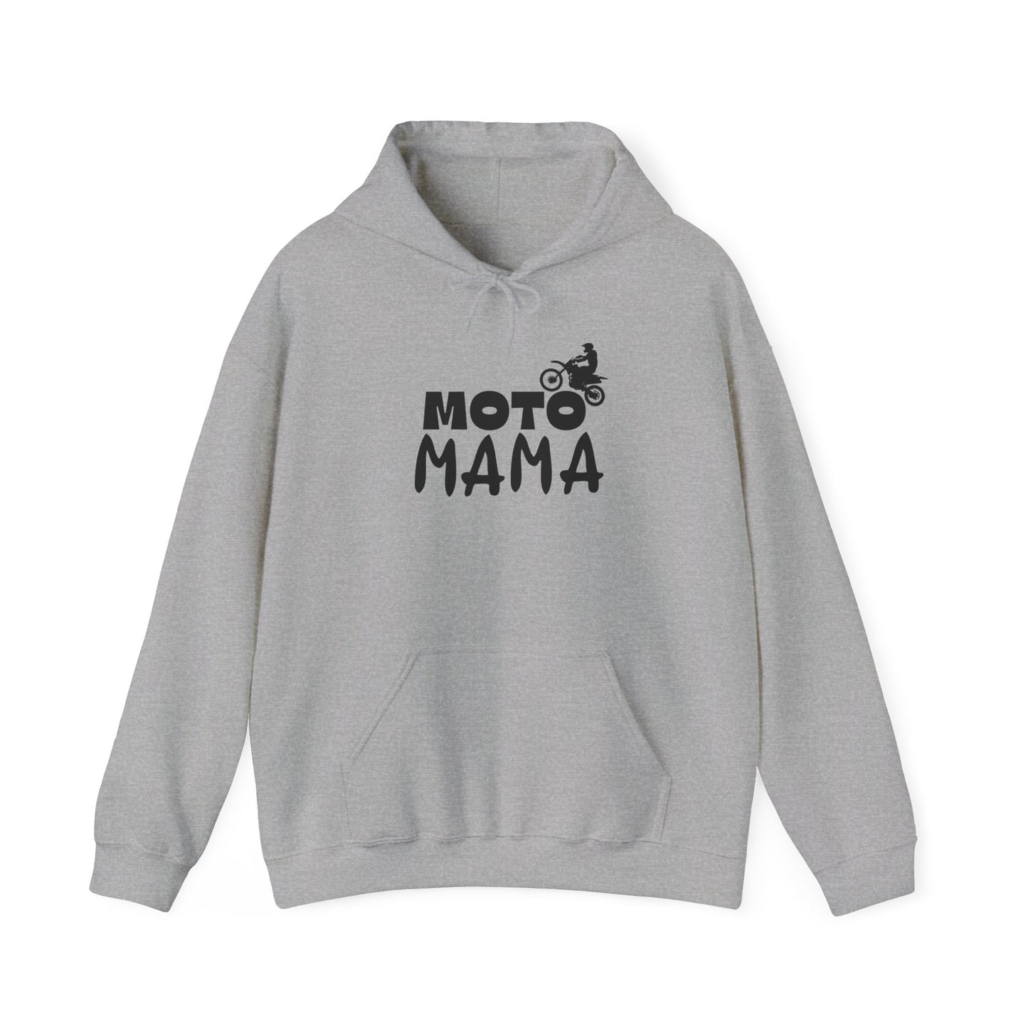 Moto Mama Hoodie | Unisex Heavy Blend Sweatshirt | Perfect for Motorcycle Enthusiasts